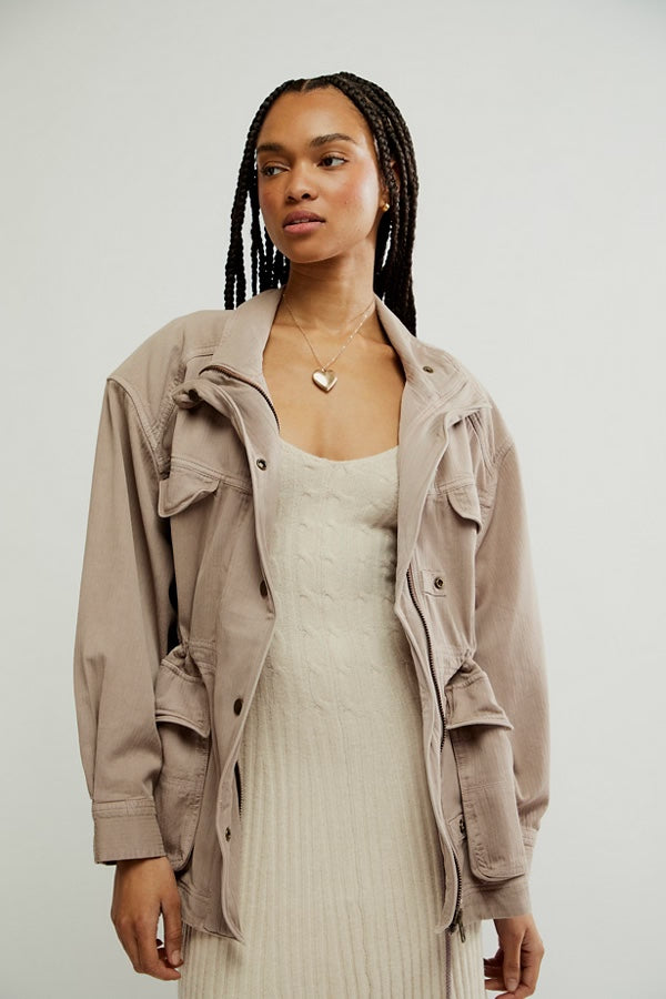 Free People Arya Utility Jacket/cashmere