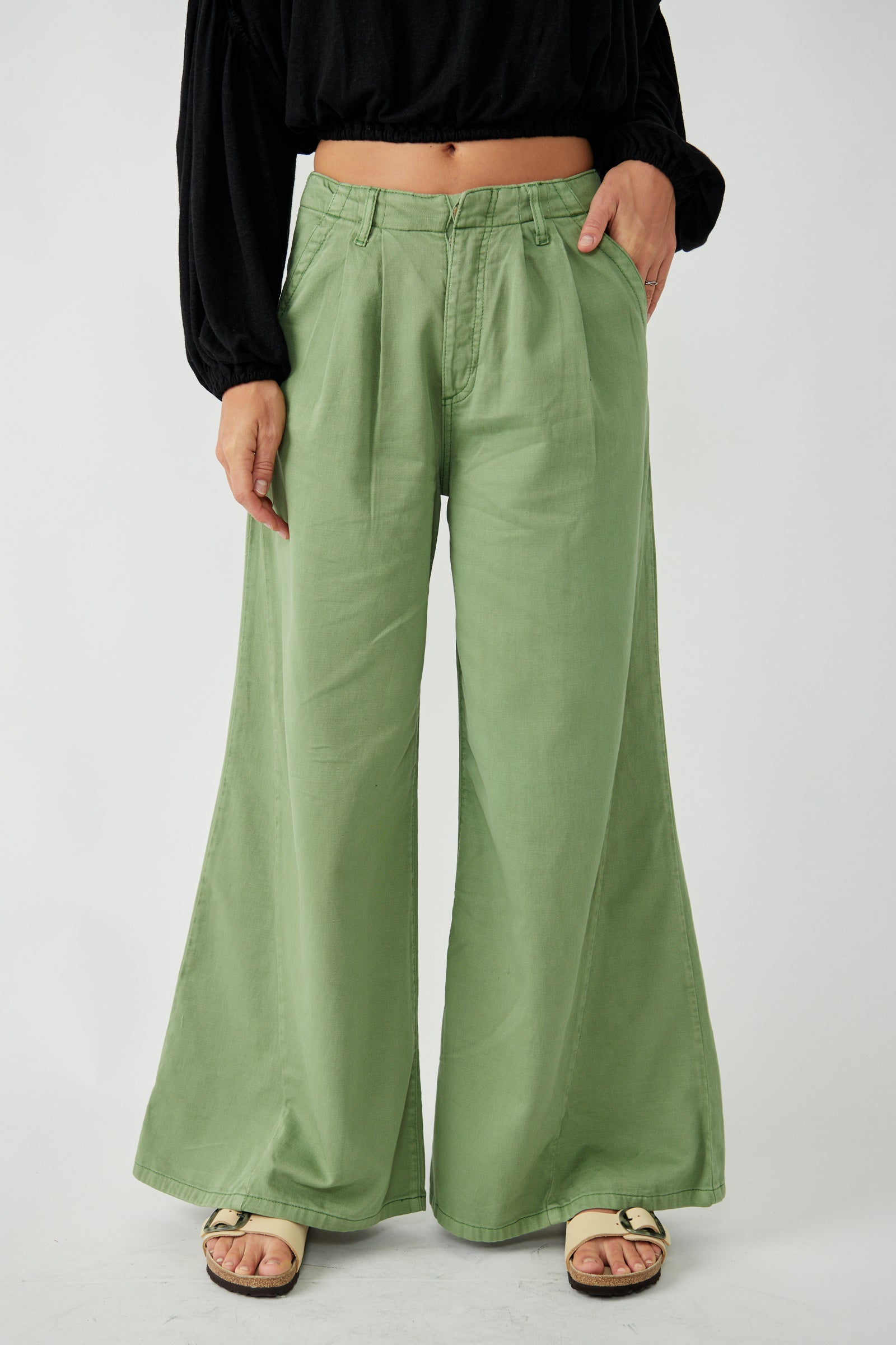 Free People  Light As Spring Trousers