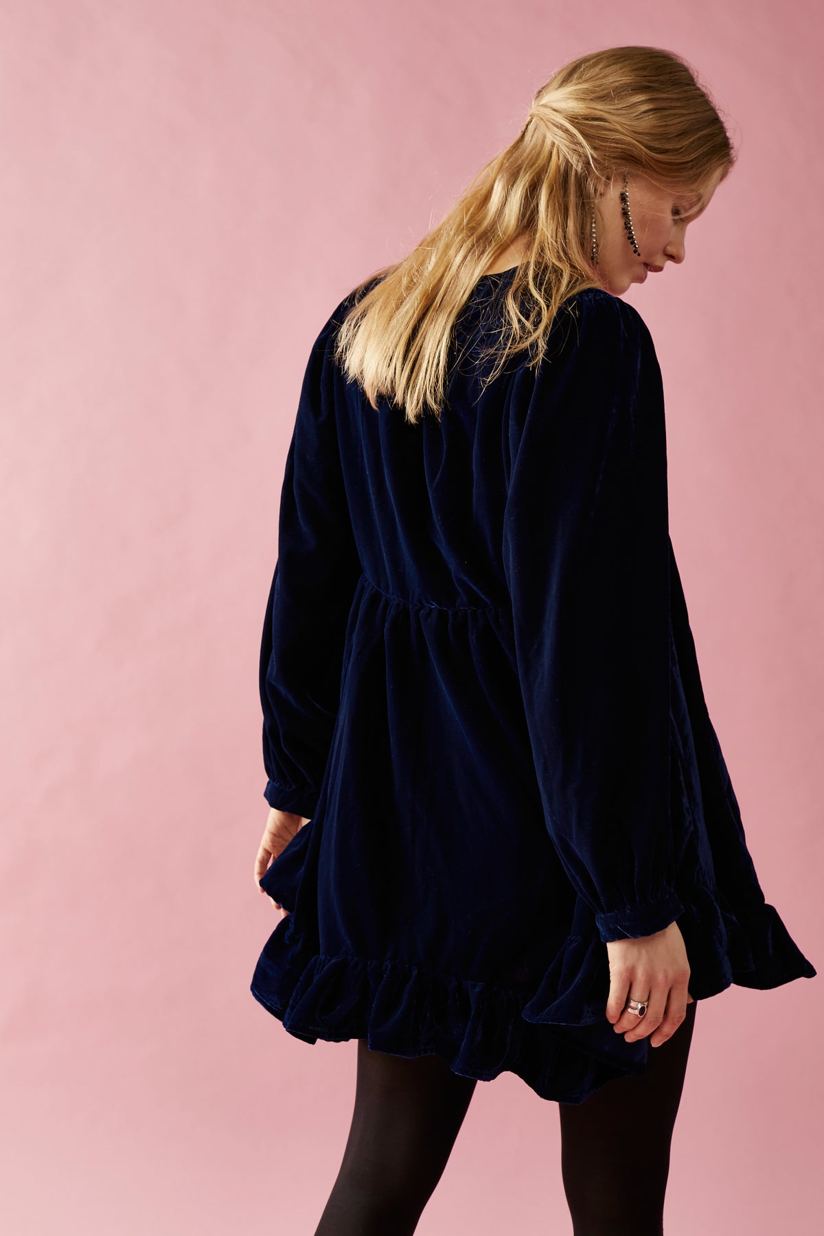 free people estella velvet mini dress Free People Estella Velvet Mini