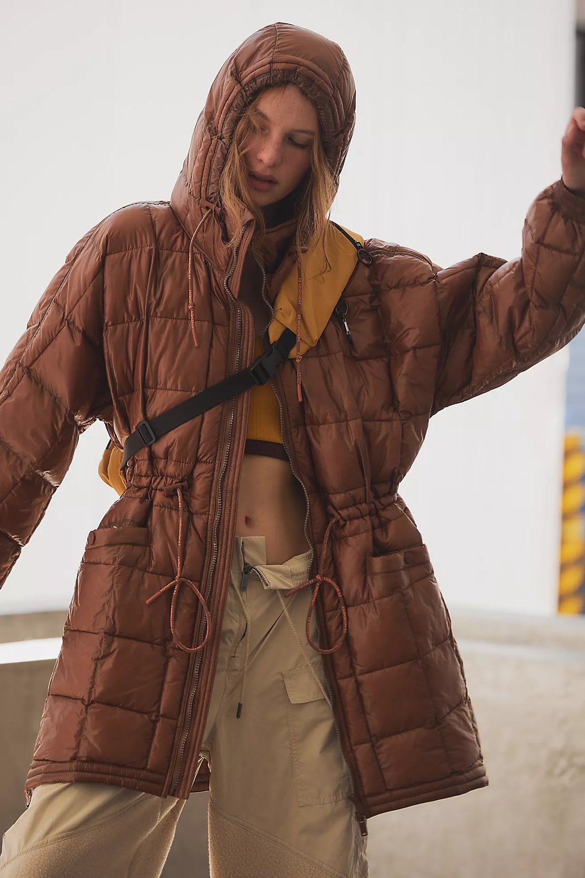 Free People Patricia Packable Puffer/Walnut | Cside