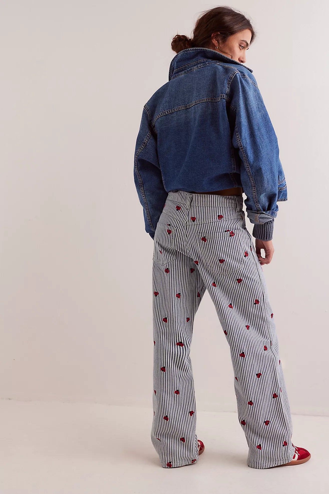 Free People We The Free Bugged Out Straight-Leg Jeans/Lady Luck