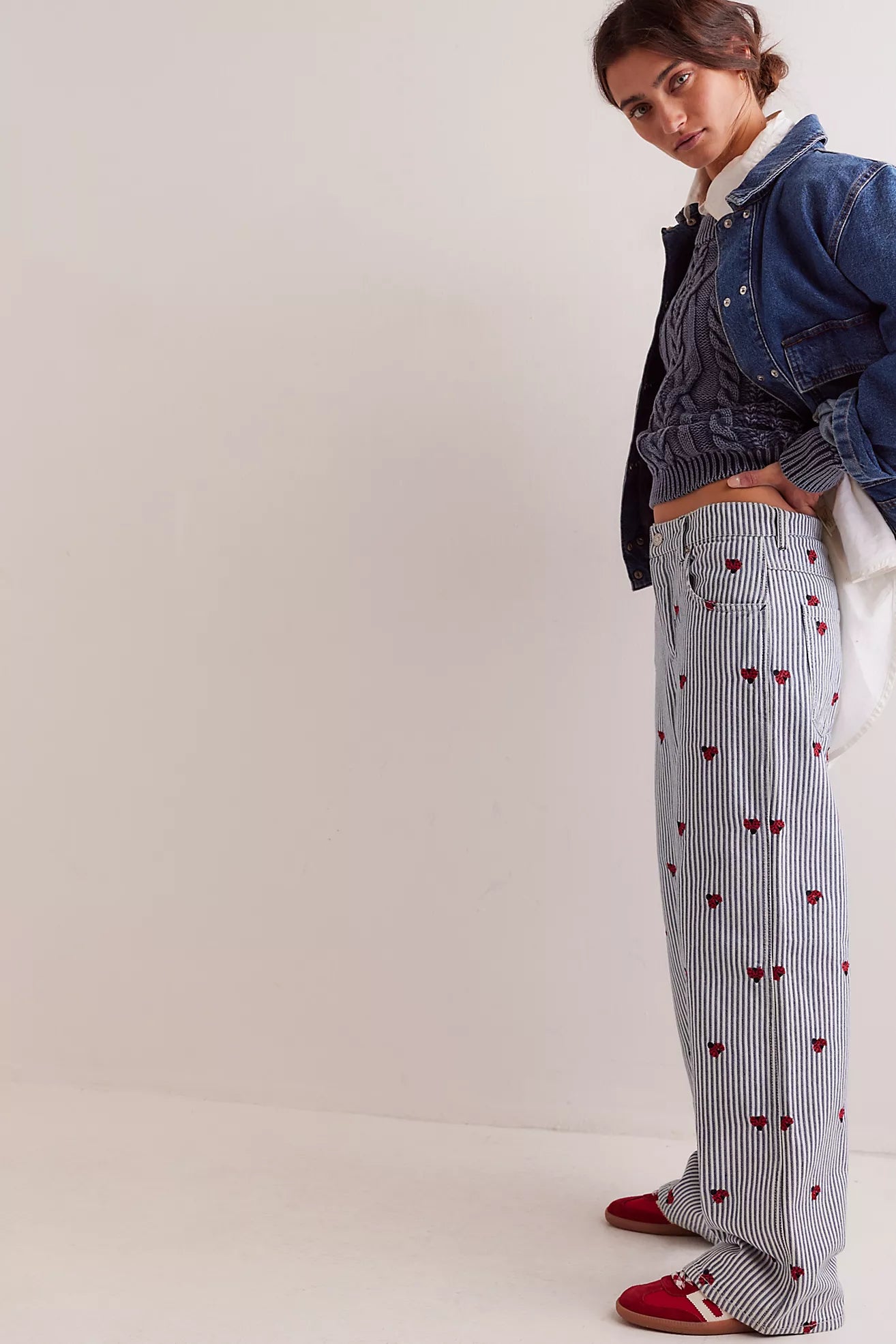 Free People We The Free Bugged Out Straight-Leg Jeans/Lady Luck