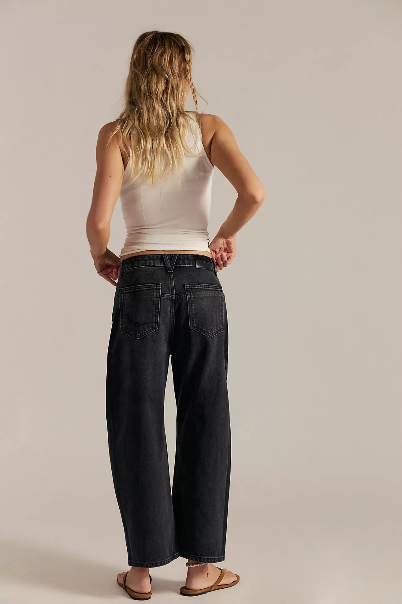 Free People We The Free Deep Dropped Trance Boyfriend Jeans/Hypnosis