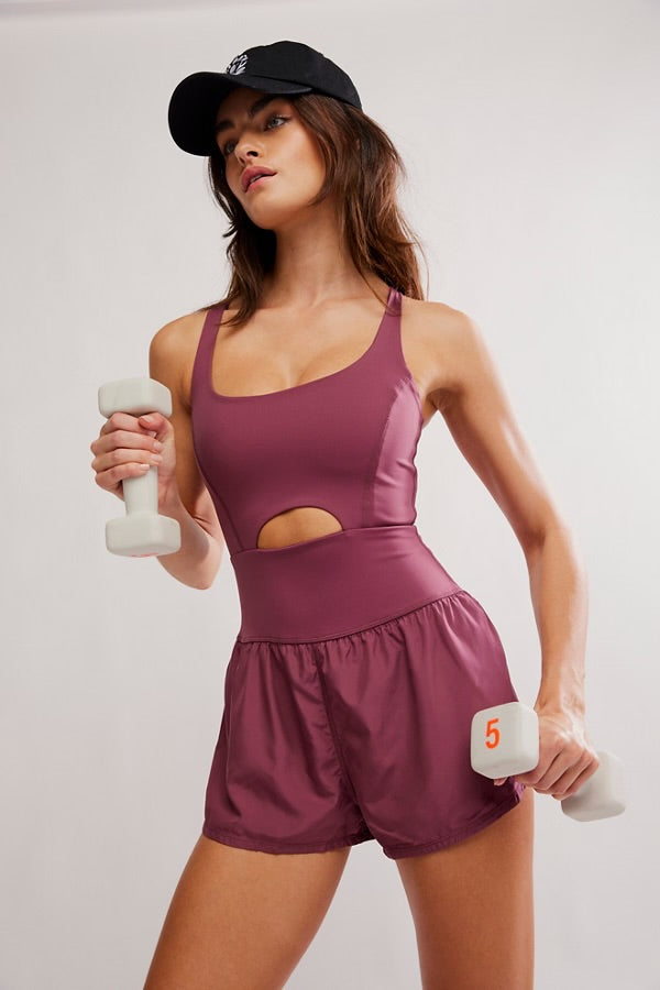 Free People Righteous Runsie/ Clove