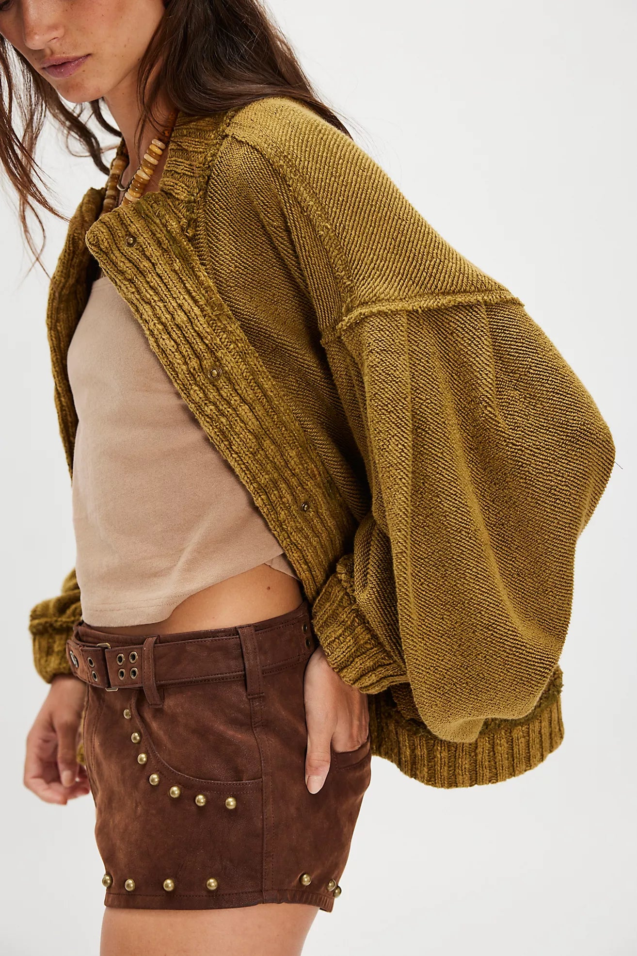 Free People We The Free Cute In This Cardi /Fir Green