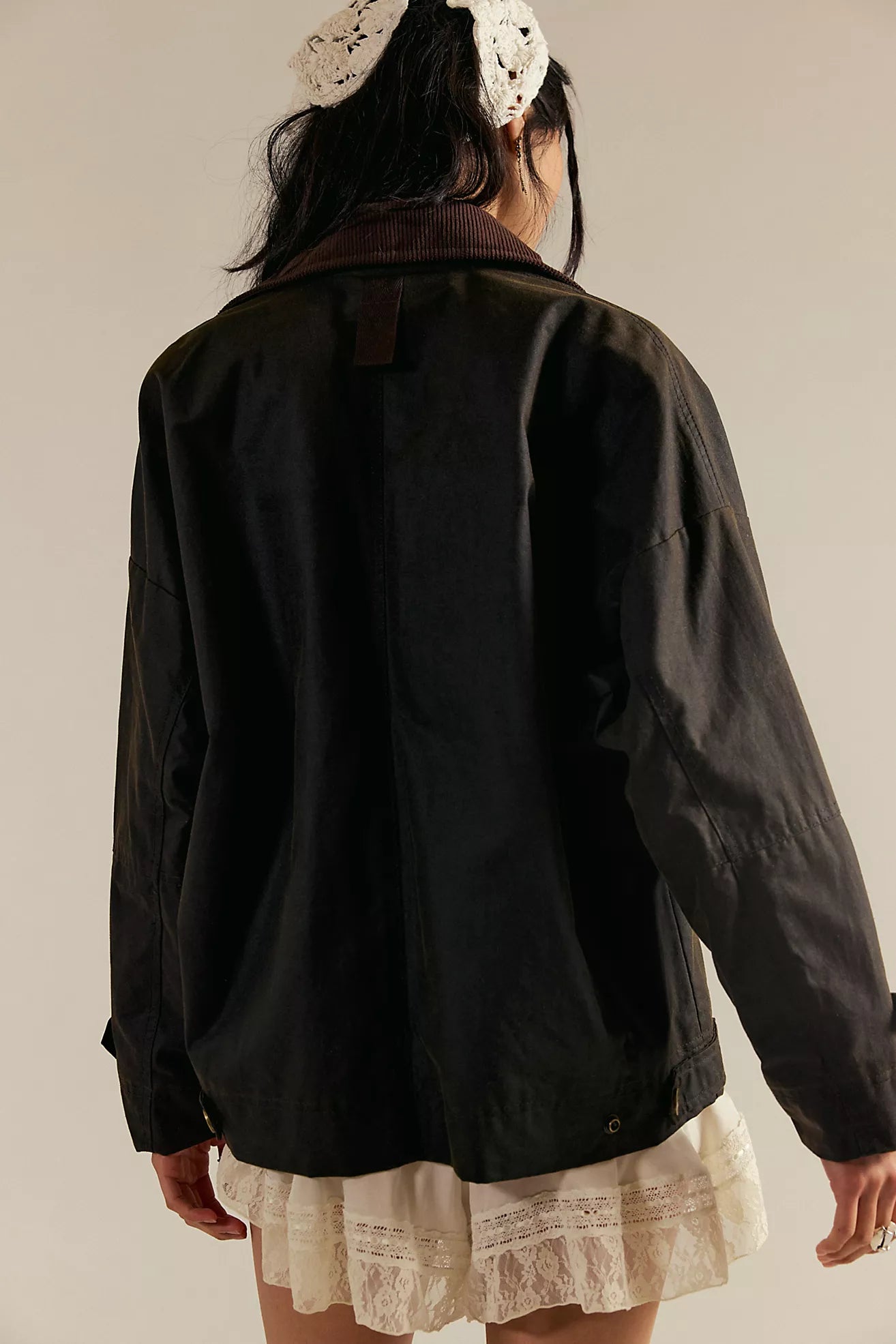 Free People We The Free Cori Waxed Jacket/Olive
