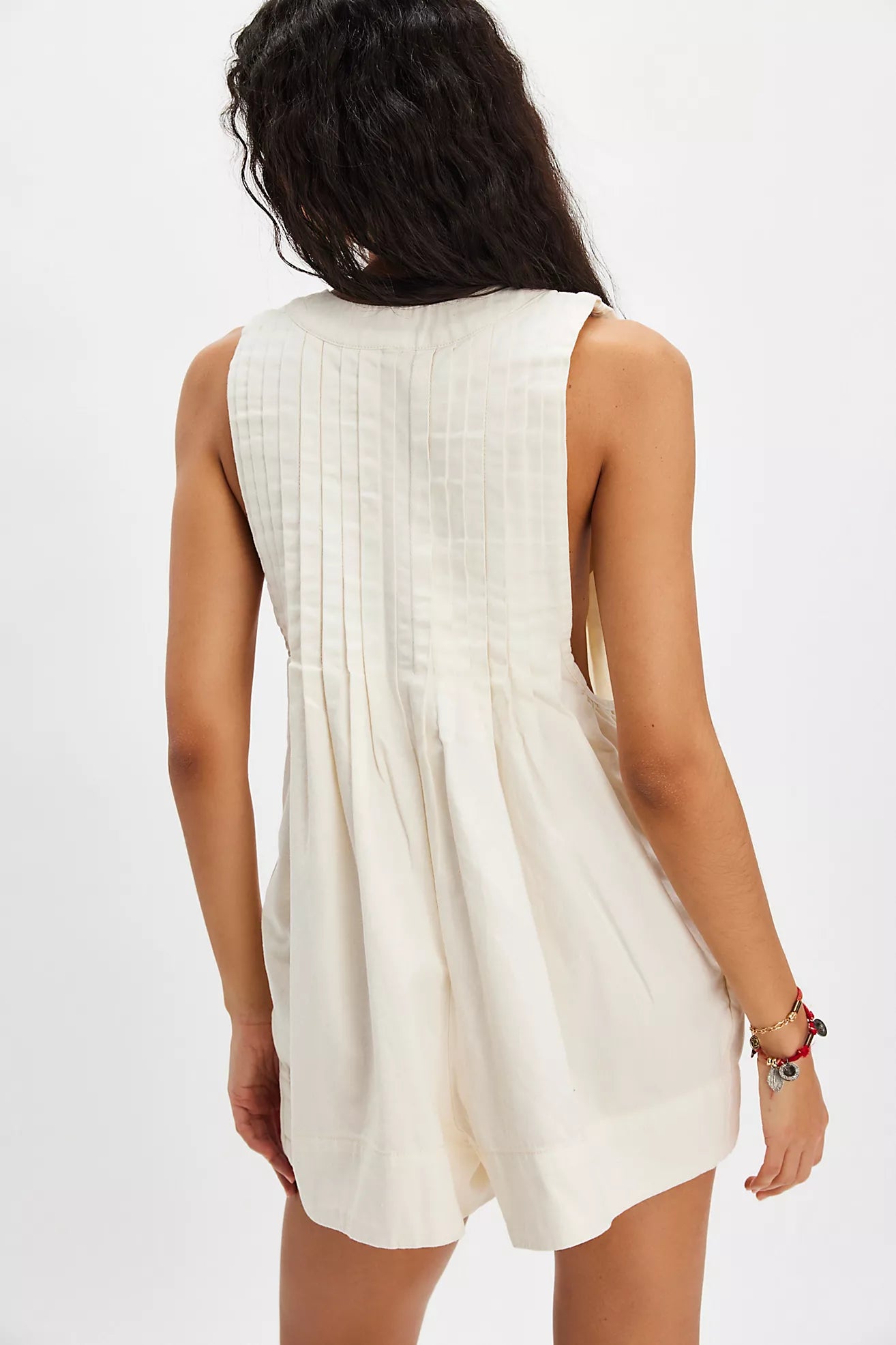 Free People Webster Romper/Ecru