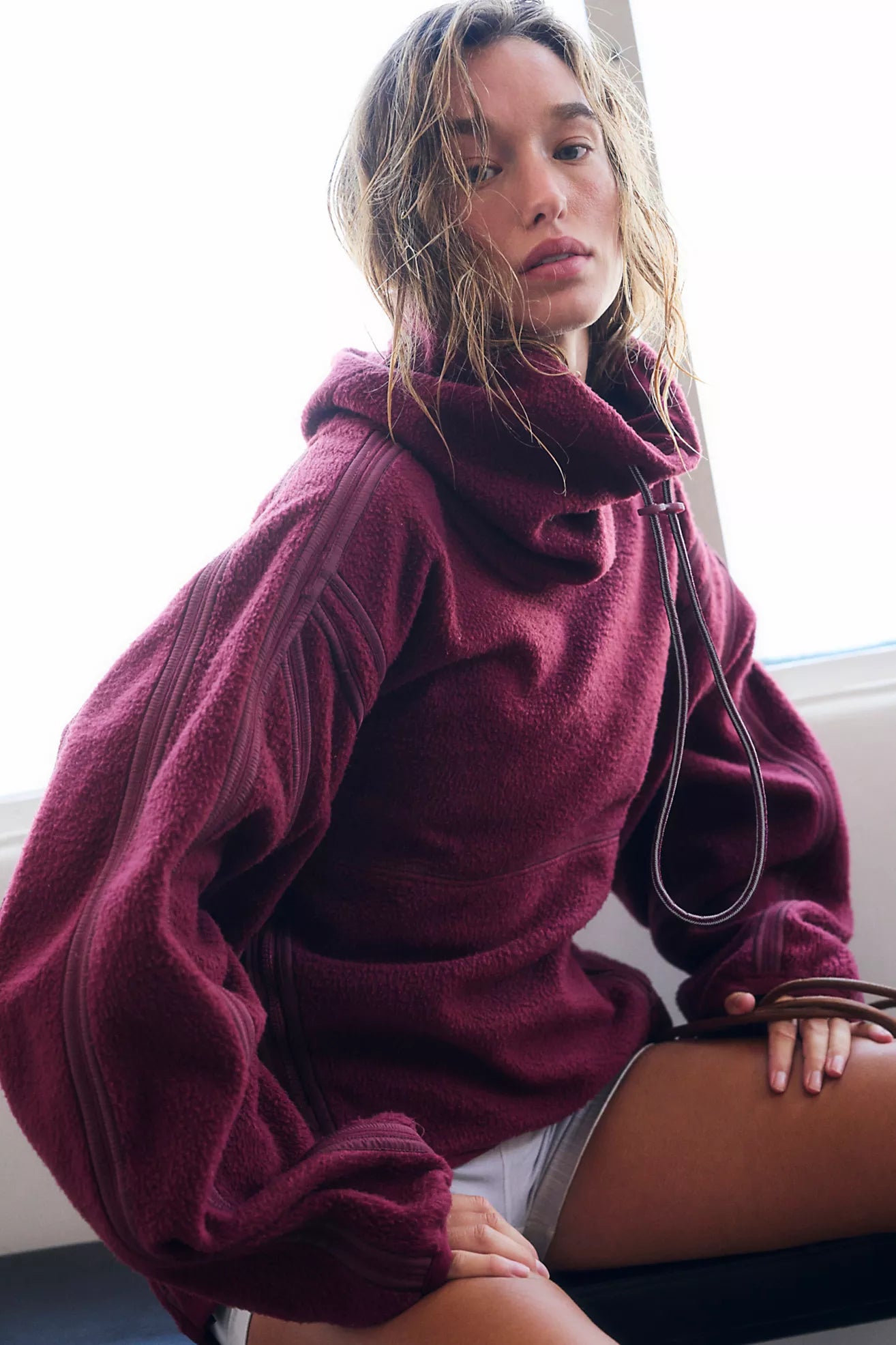 Free People Limitless Fleece/ Mahogany