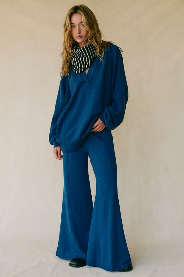 Free People Drea Sweater Set/Dark Denim