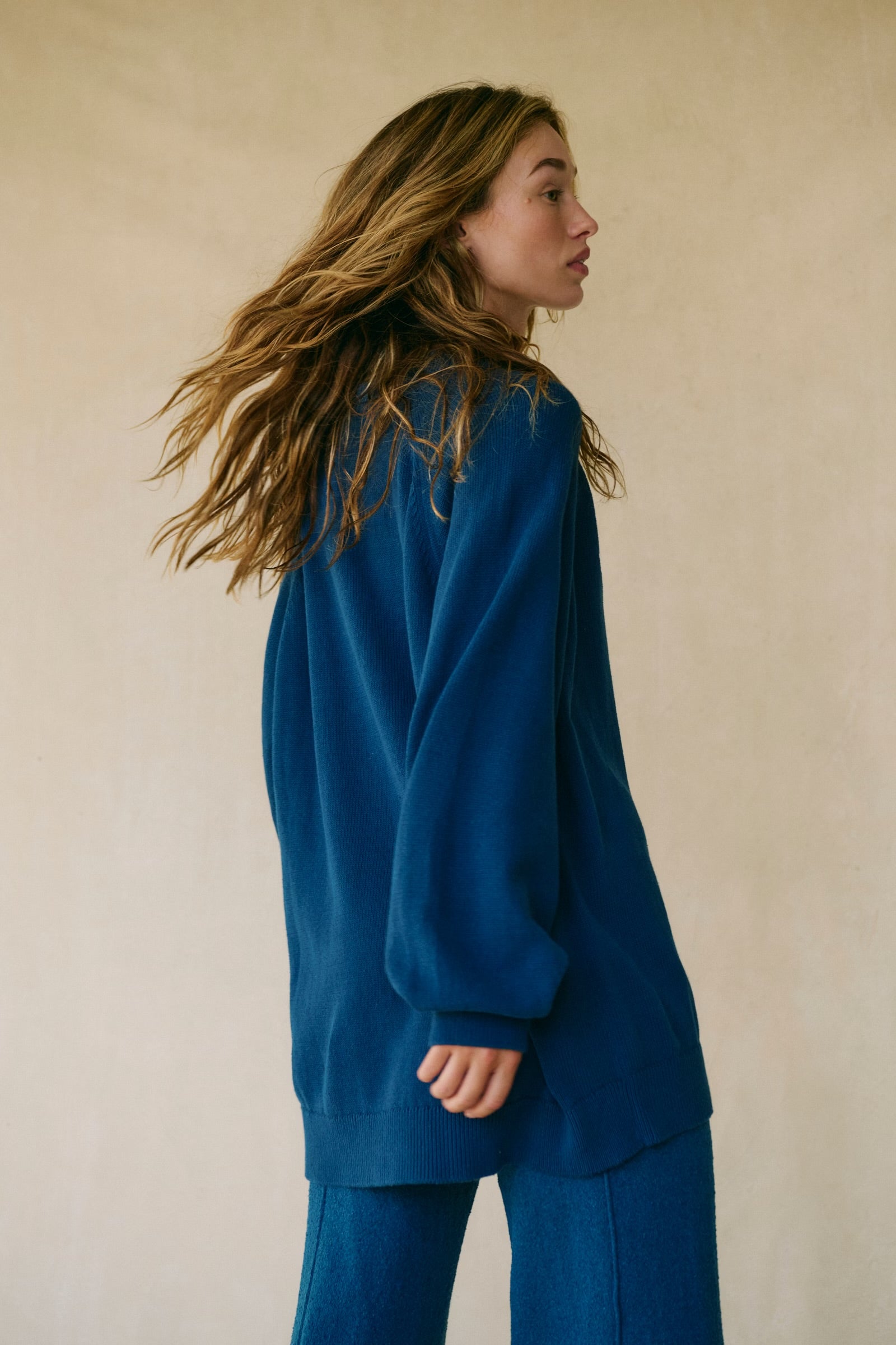 Free People Drea Sweater Set/Dark Denim