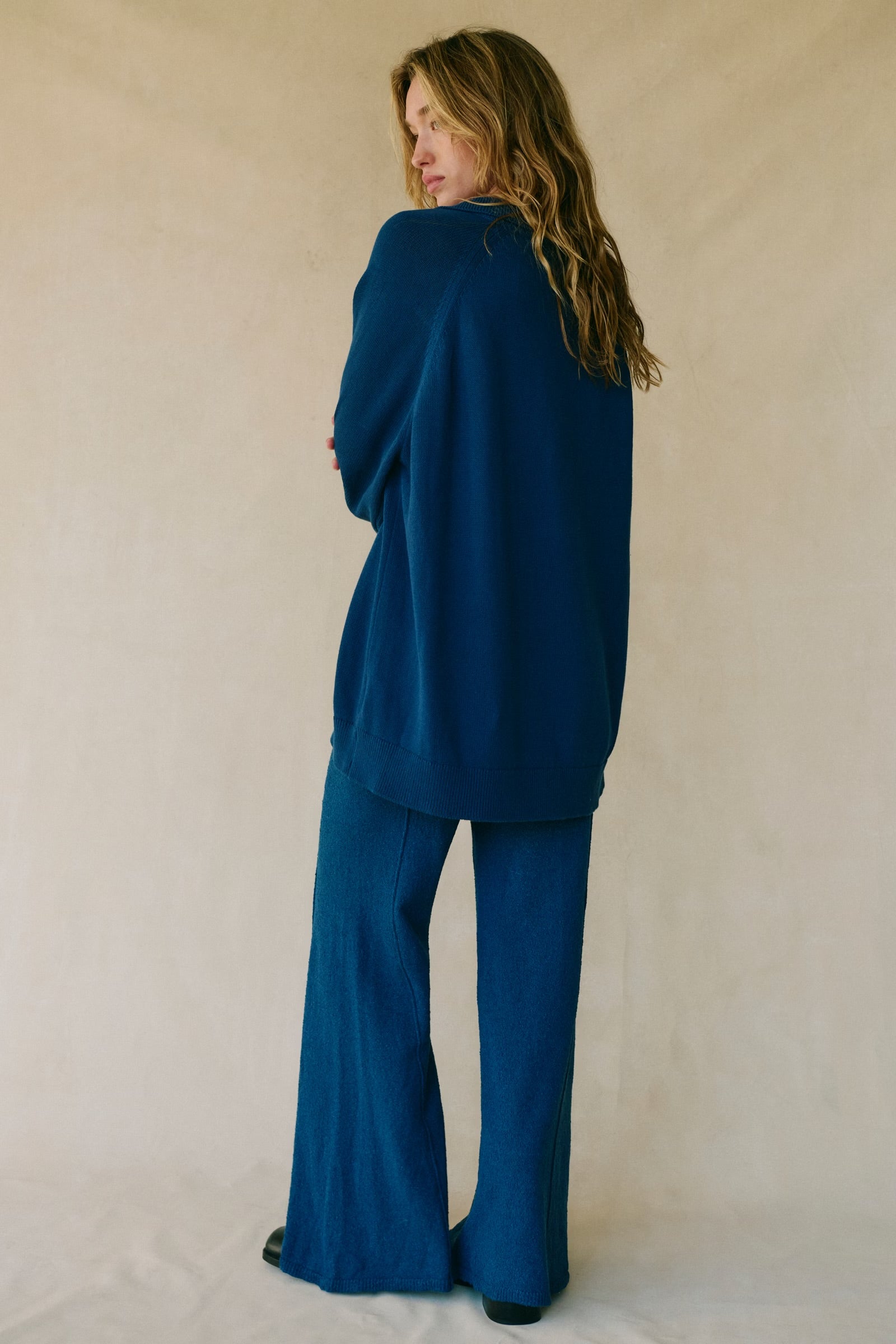 Free People Drea Sweater Set/Dark Denim