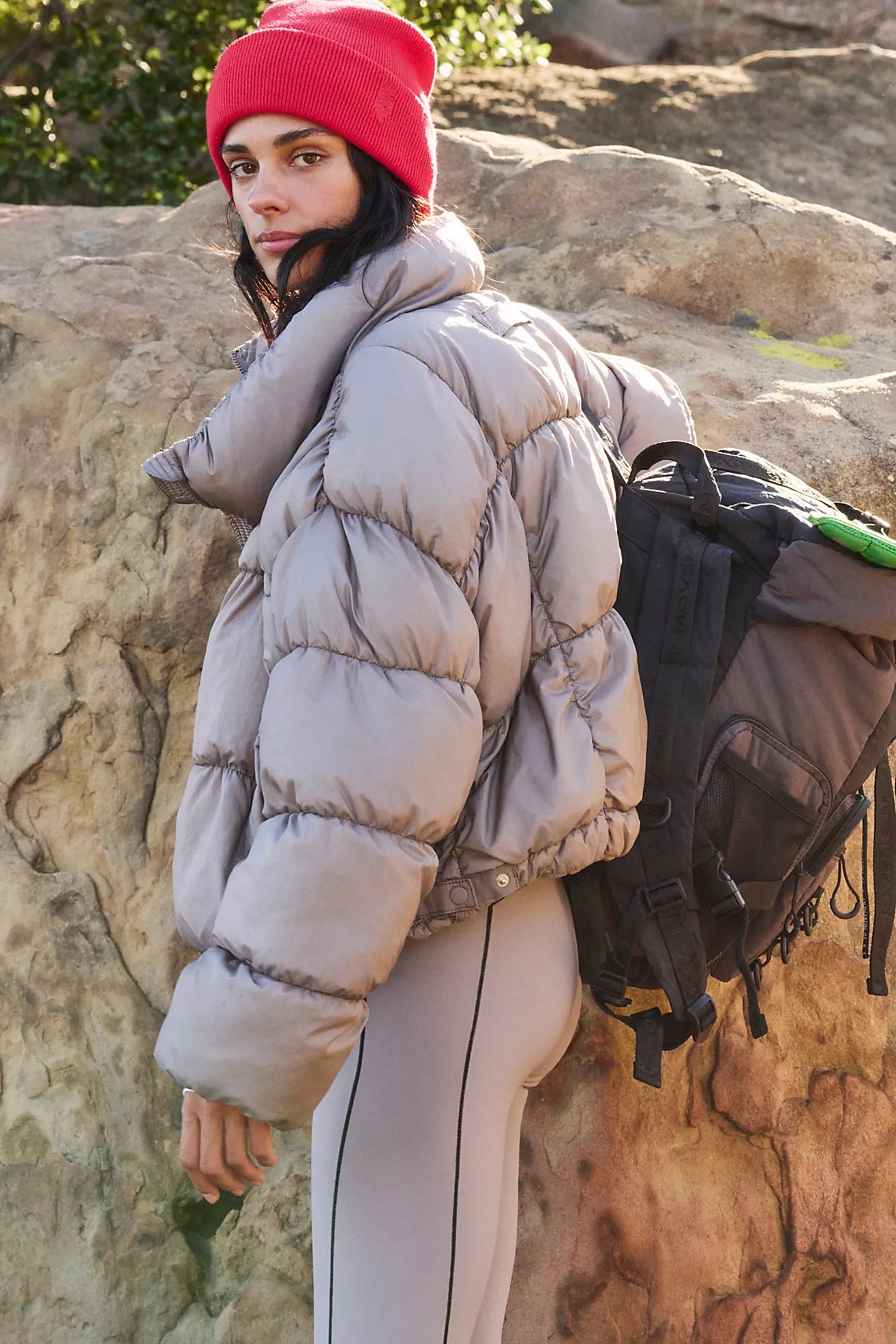 Free People In A Bubble Puffer Jacket/Nordic Trail