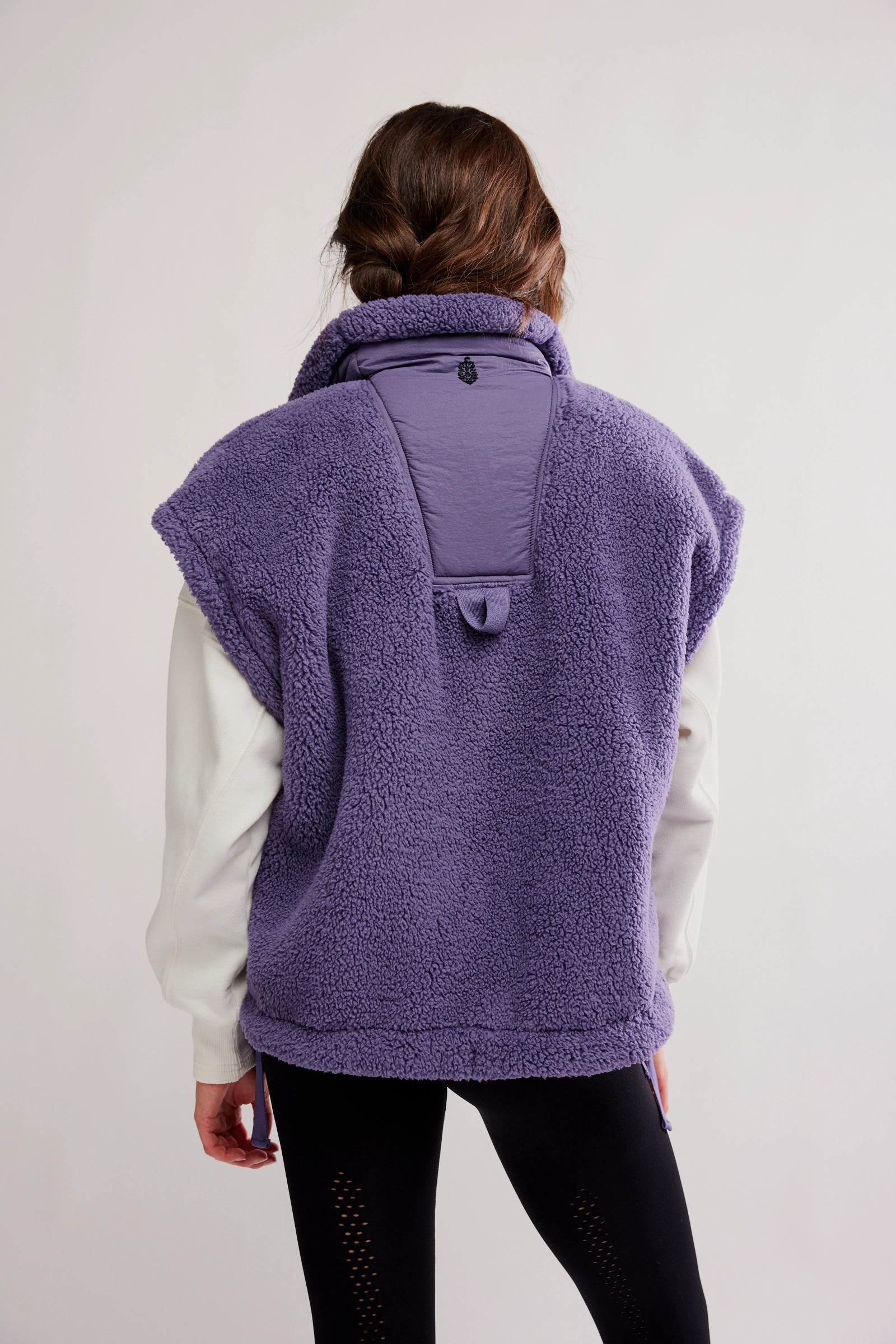 Free People Scout It Out Fleece Vest/Graphite