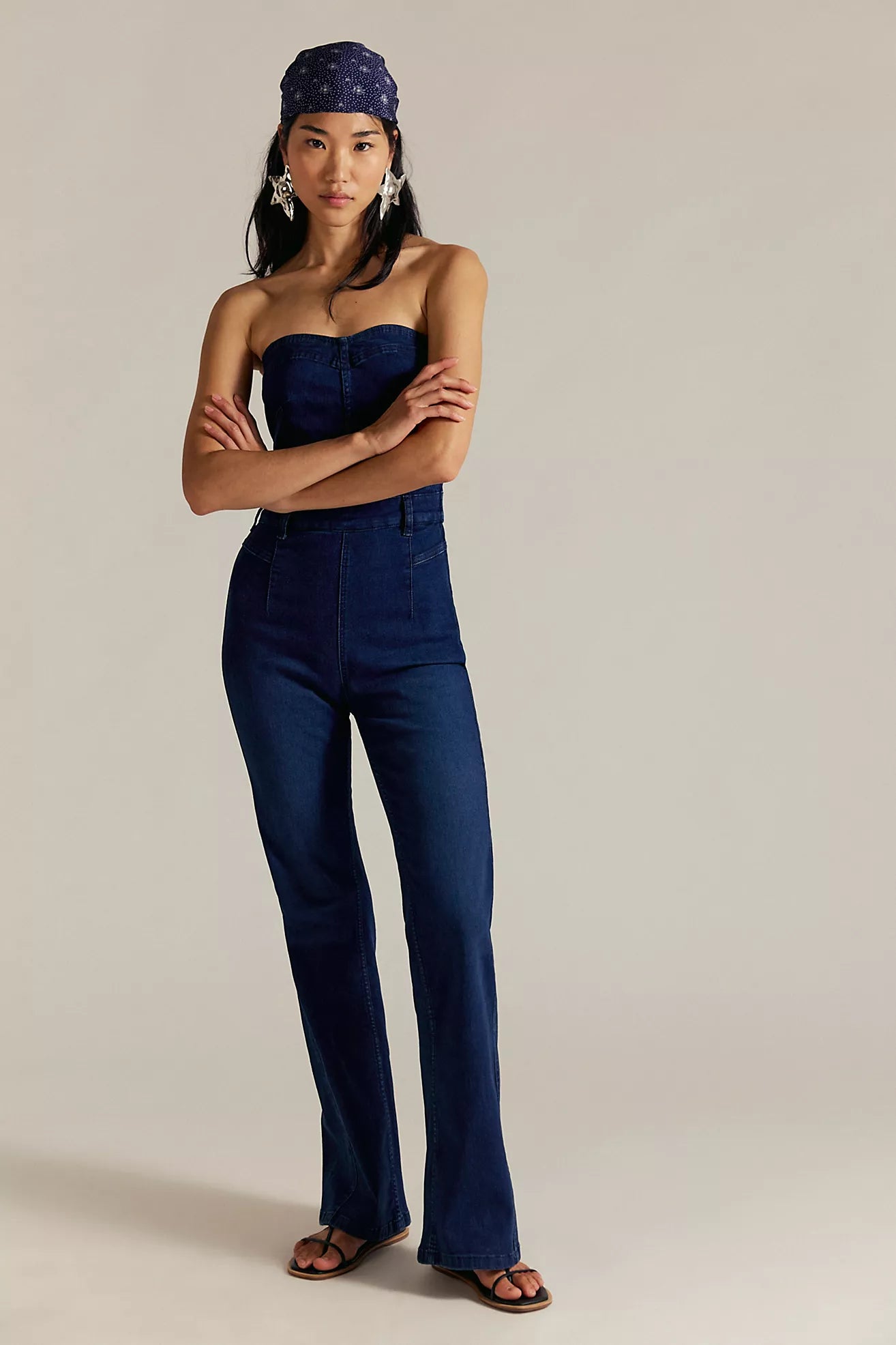 Free People We The Free Beckett Jumpsuit/Midnight Mantra