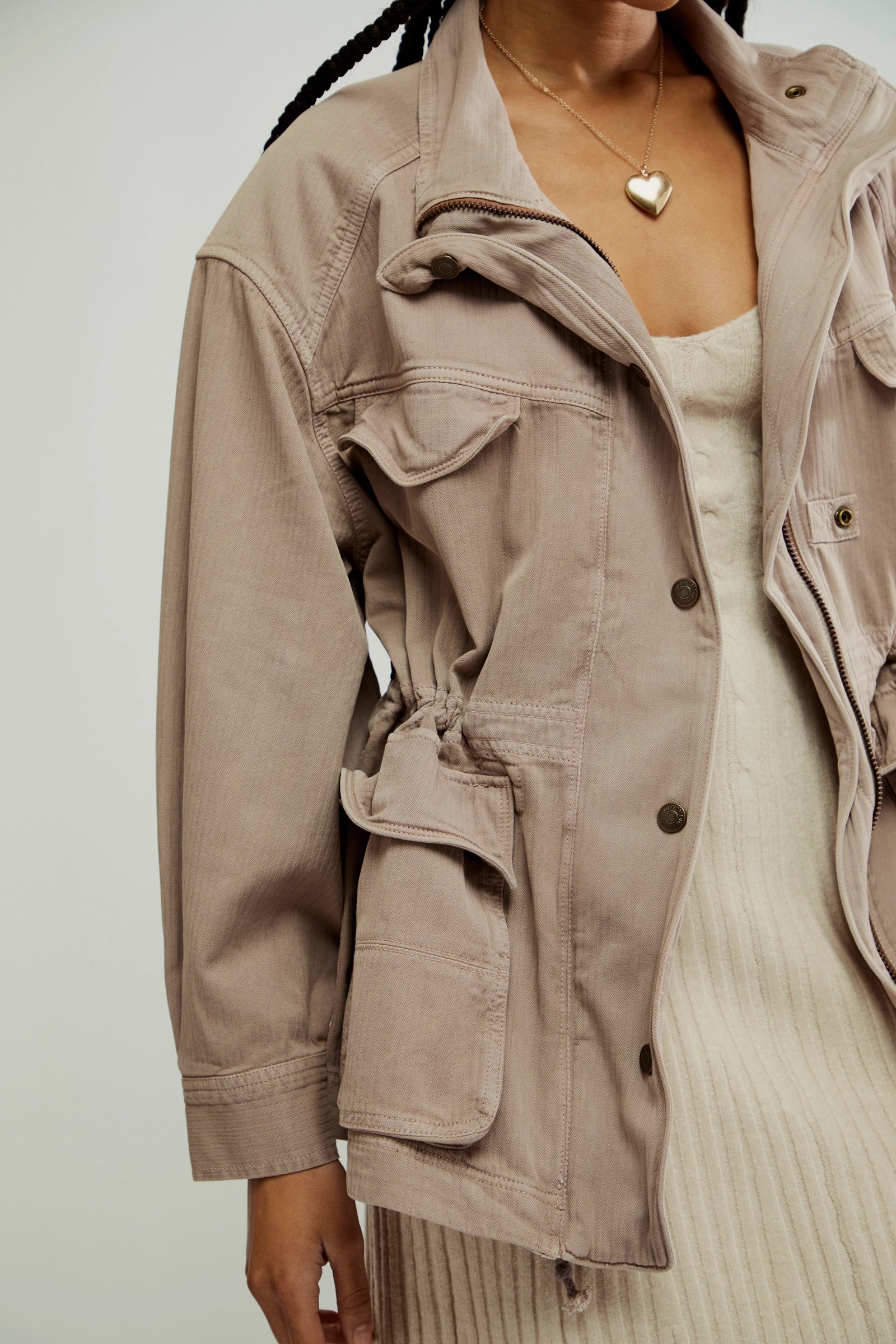 Free People Arya Utility Jacket/cashmere