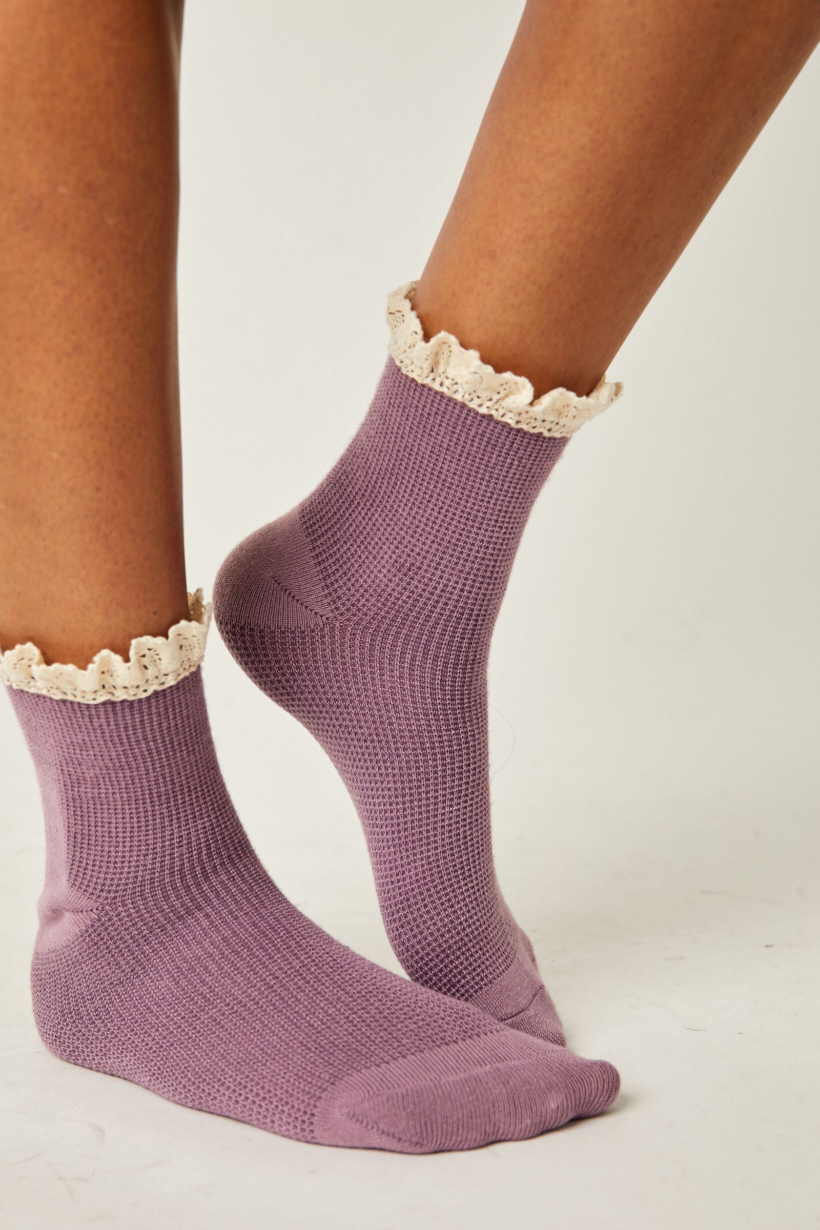 Free People Beloved Waffle Knit Ankle/Shark