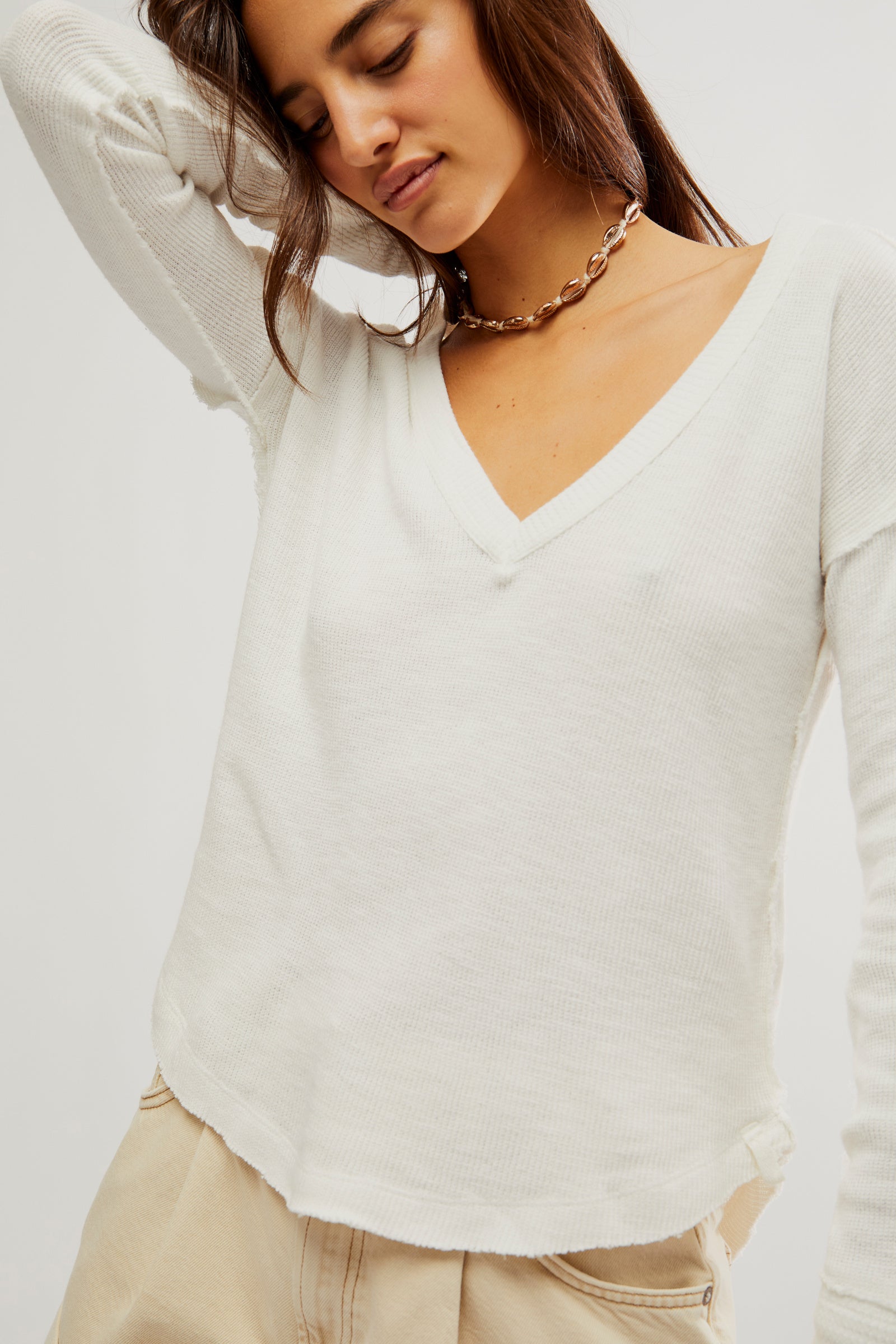 Free People Sail Away Solid Cashmere