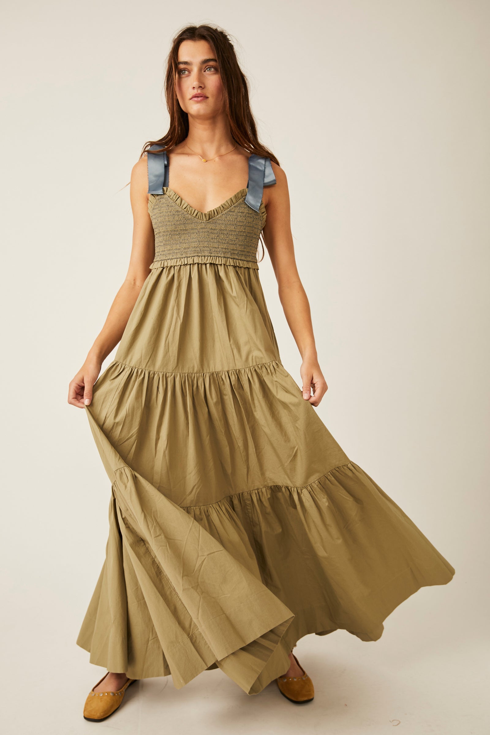 Free People Bluebell Solid Maxi