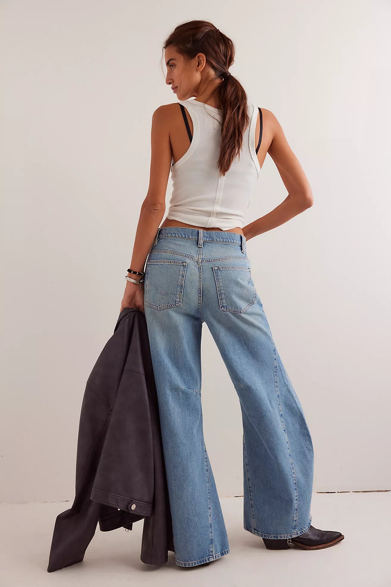 Free People We The Free Eden High Slouchy Jeans/fast forward