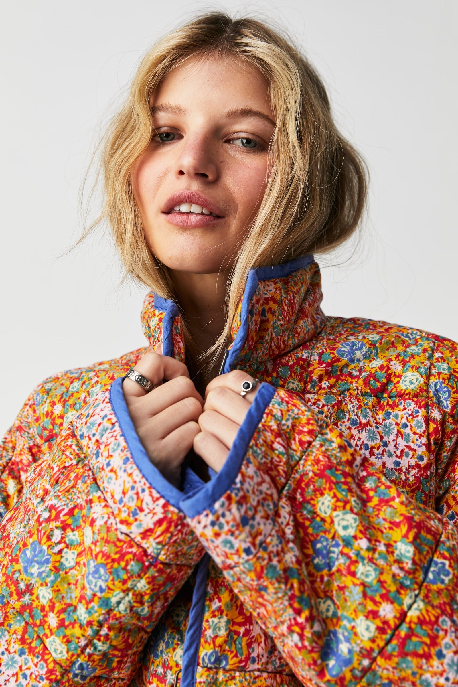 Free People Chloe Jacket /Candy Combo