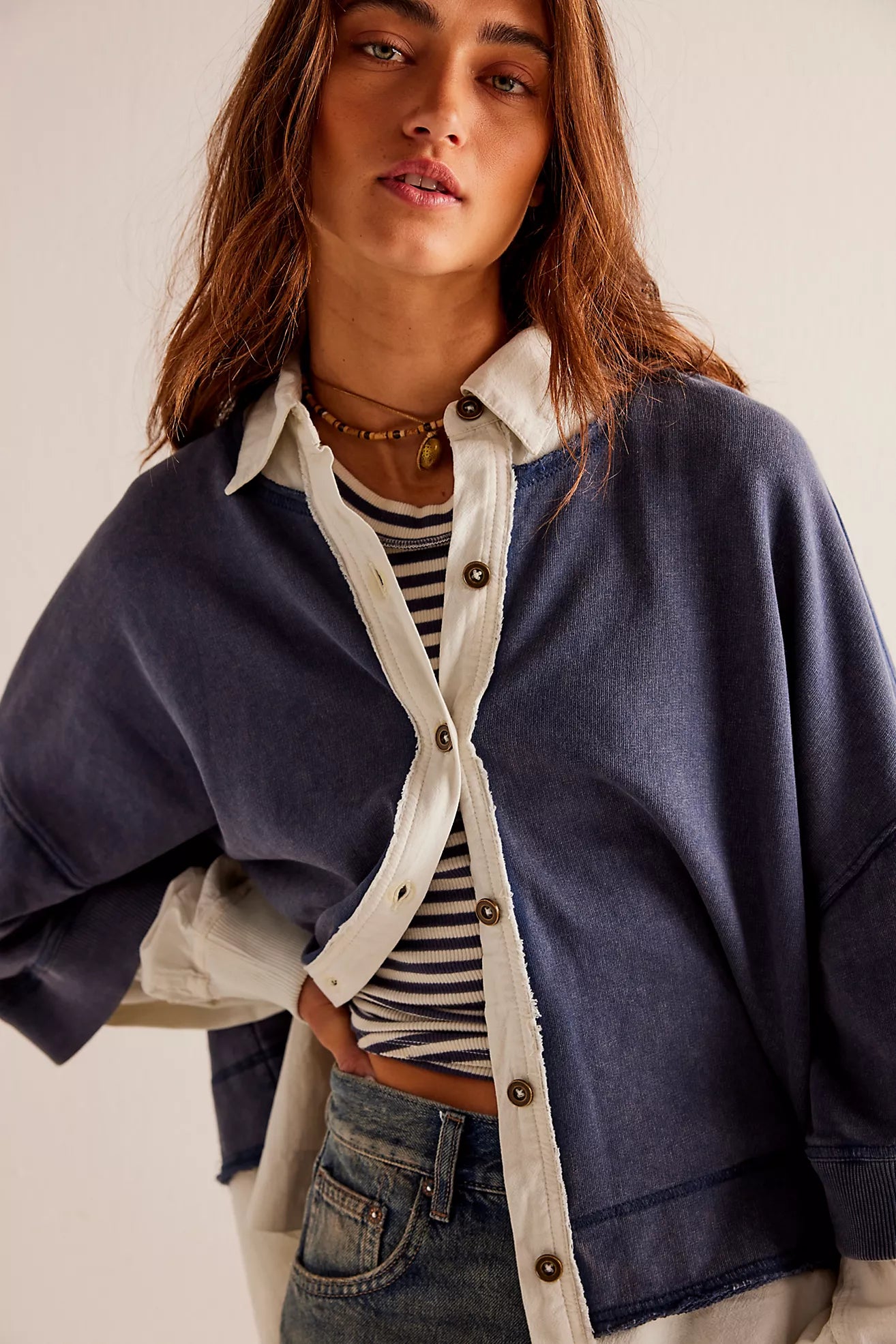 Free People Rebel Rebel Twofer/Indigo Combo