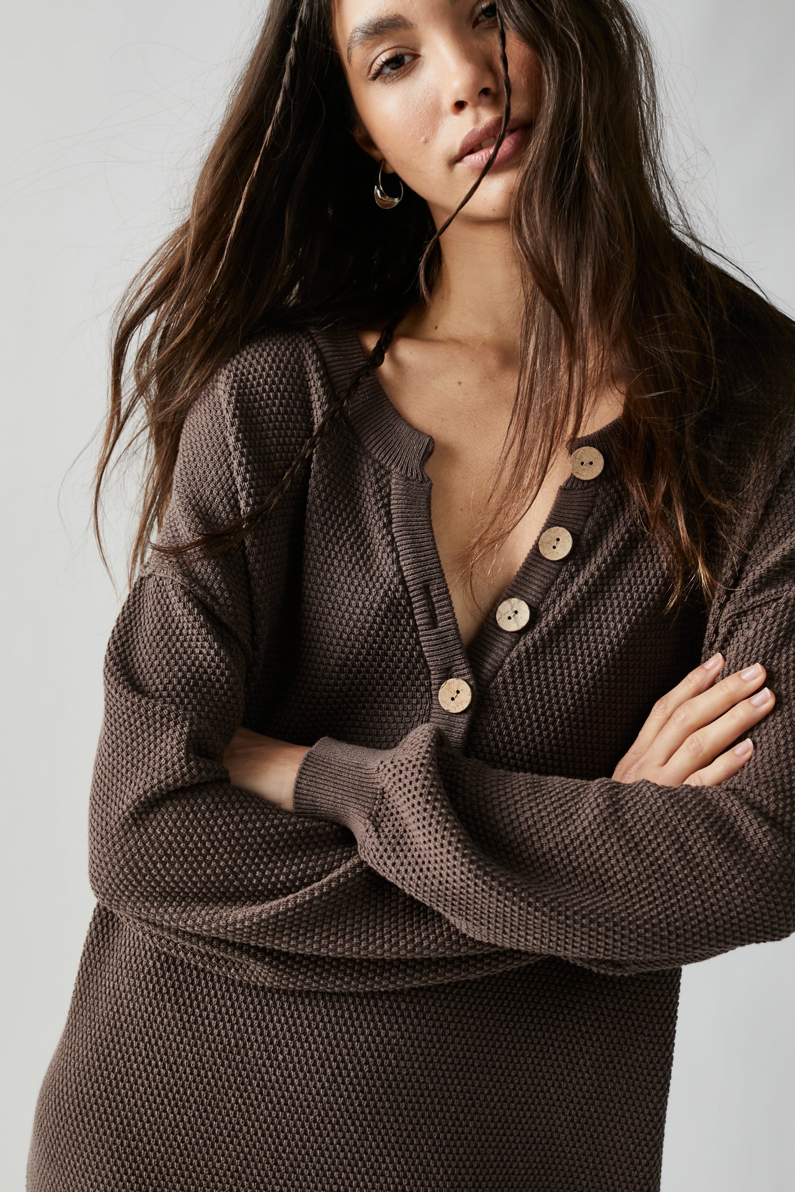 hailee sweater midi dress Free People Hailee Sweater Midi/Minked
