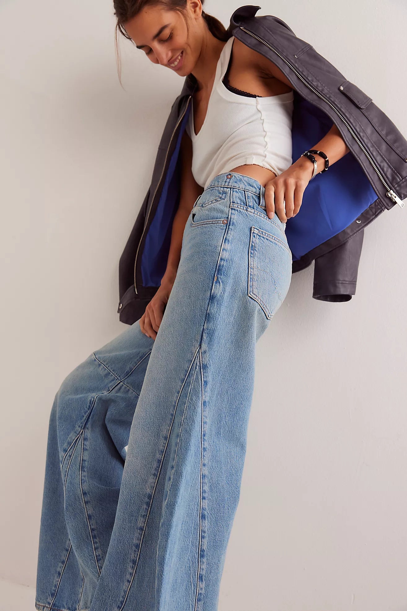 Free People We The Free Eden High Slouchy Jeans/fast forward