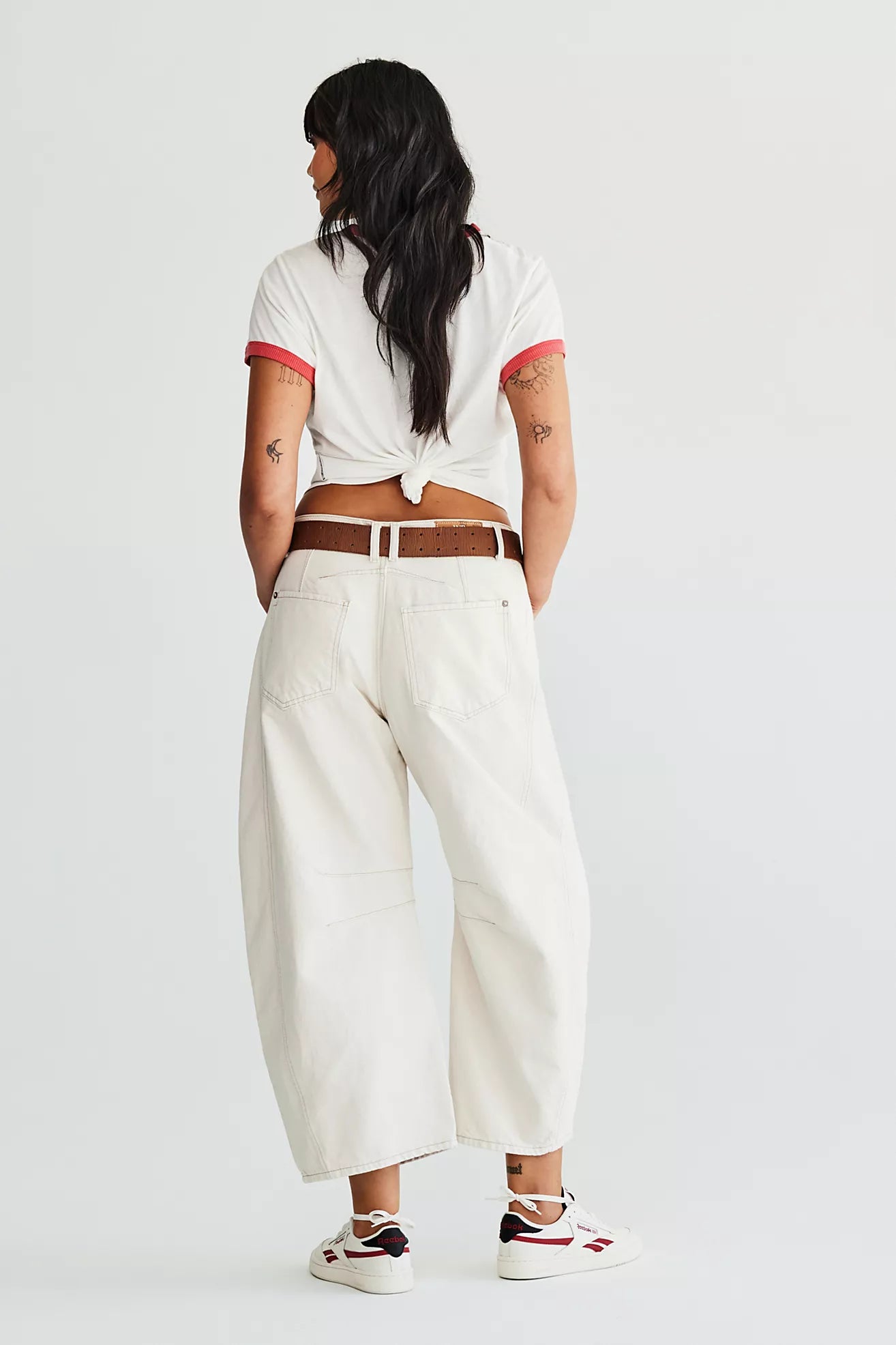 Free People Good Luck Mid Rise Barrel