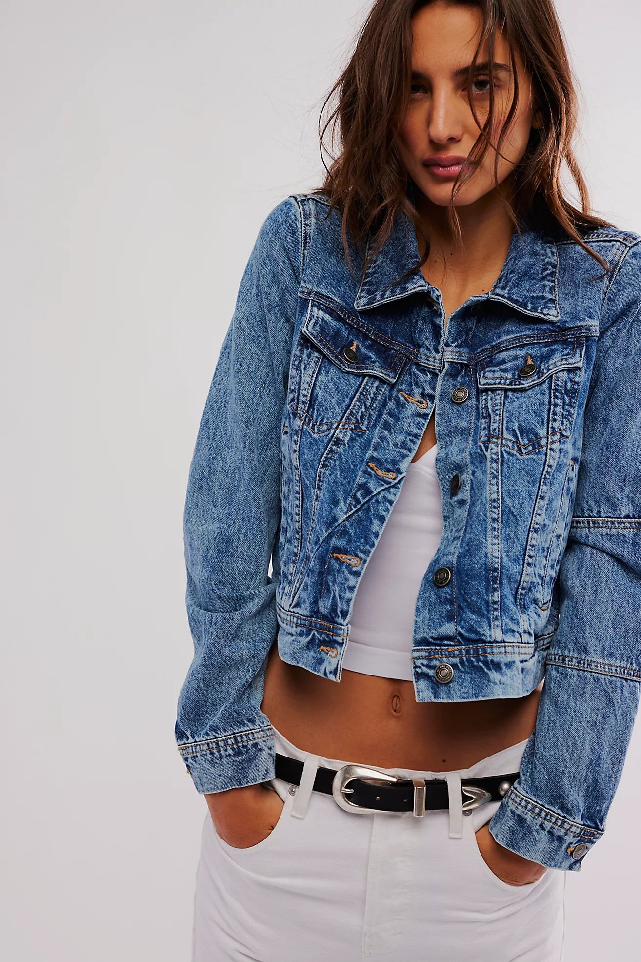 Free People Rumours Denim Jacket