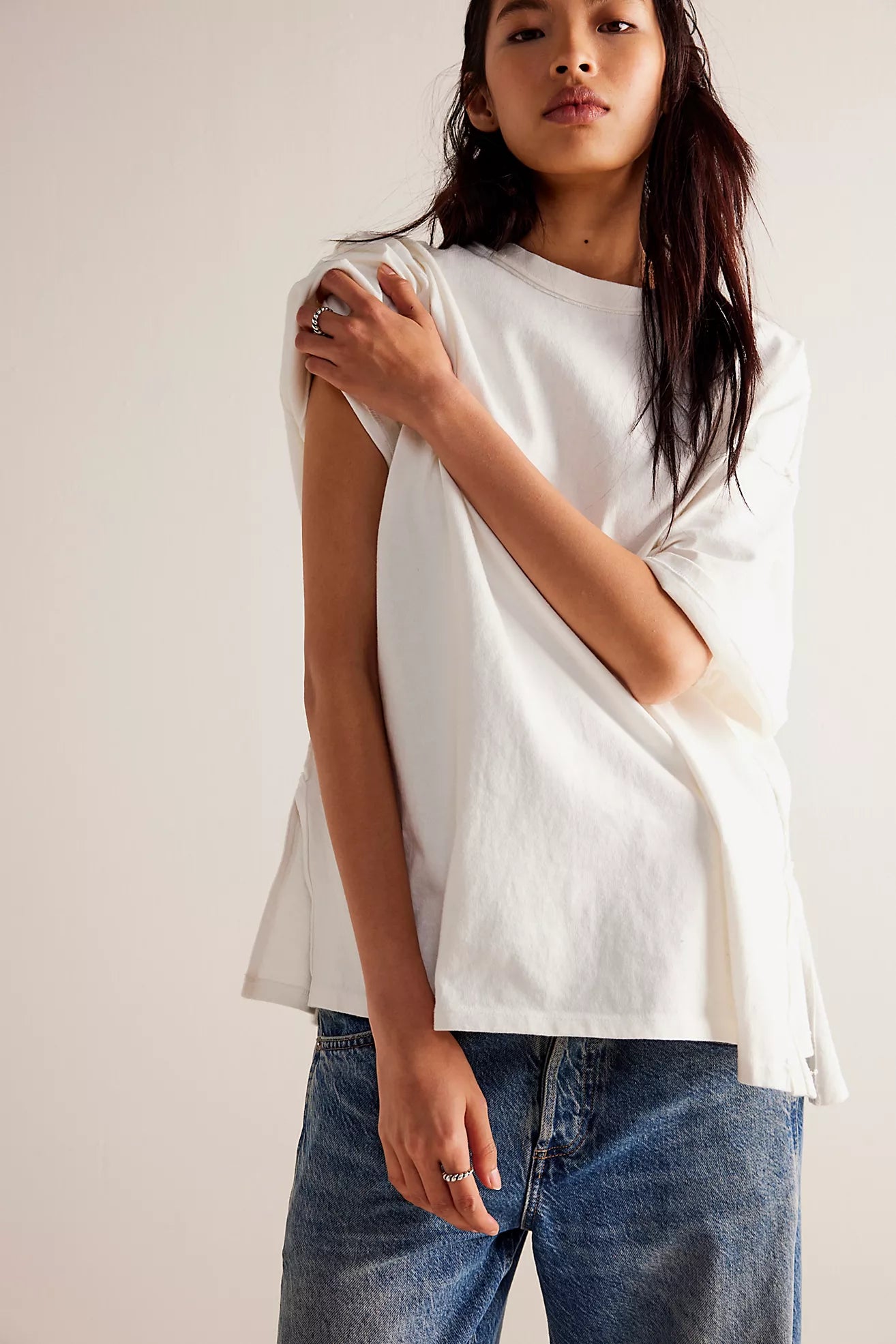 Free People Phoenix Tee/ Ivory