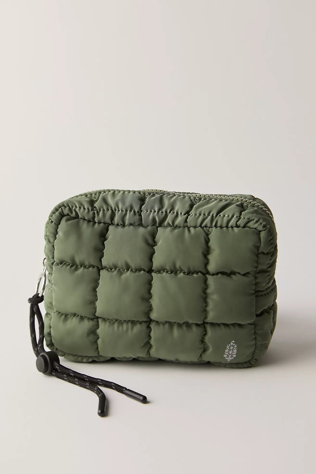 Free People Quilted Mini Case/Washed Sage