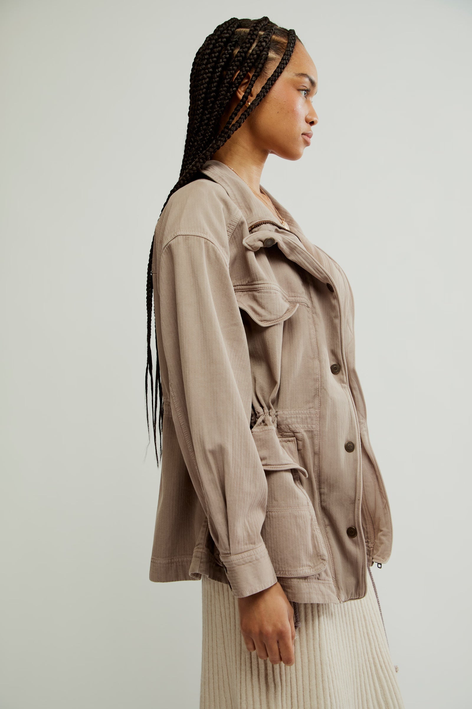 Free People Arya Utility Jacket/cashmere