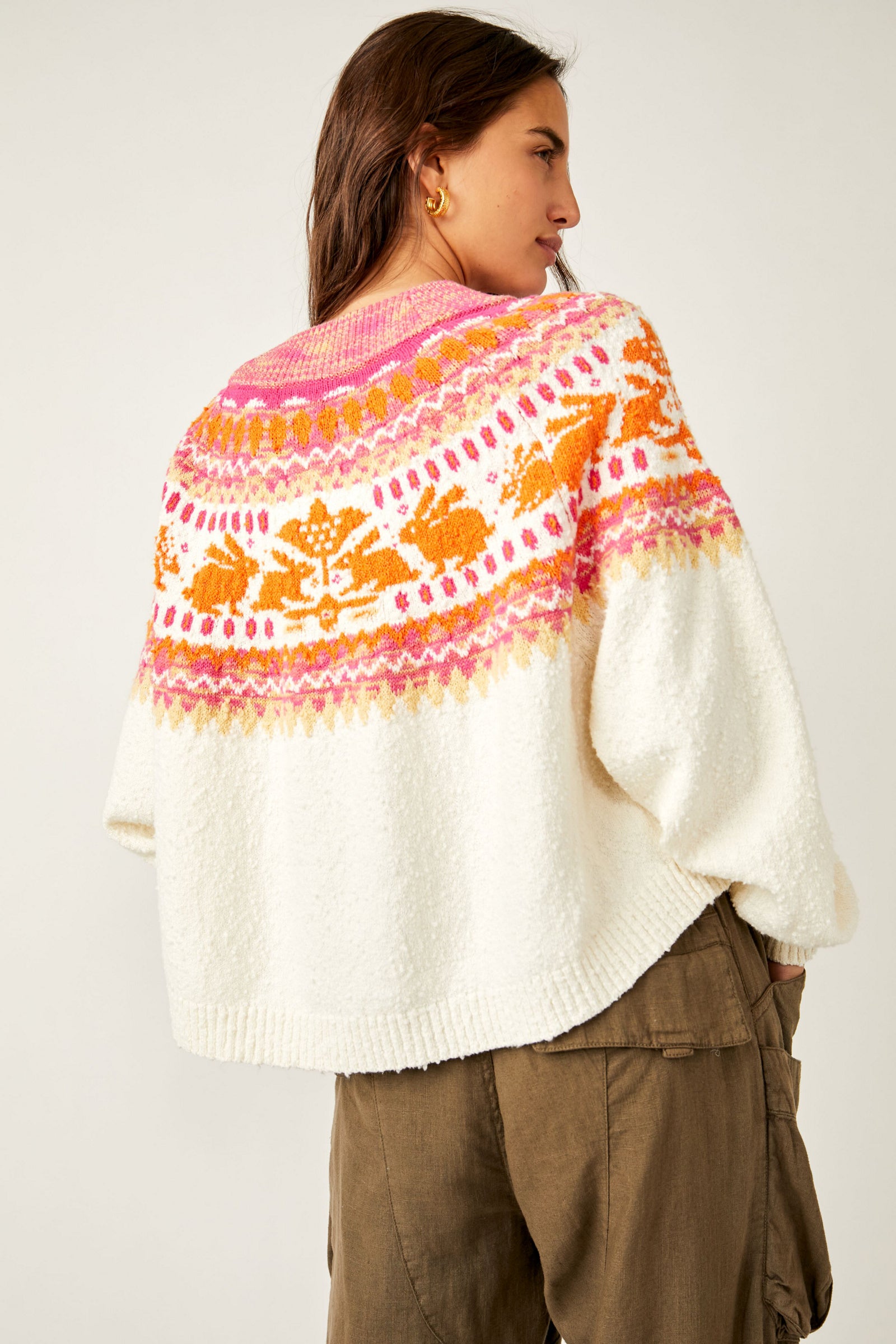 Free People Nellie Sweater/ Whisper White