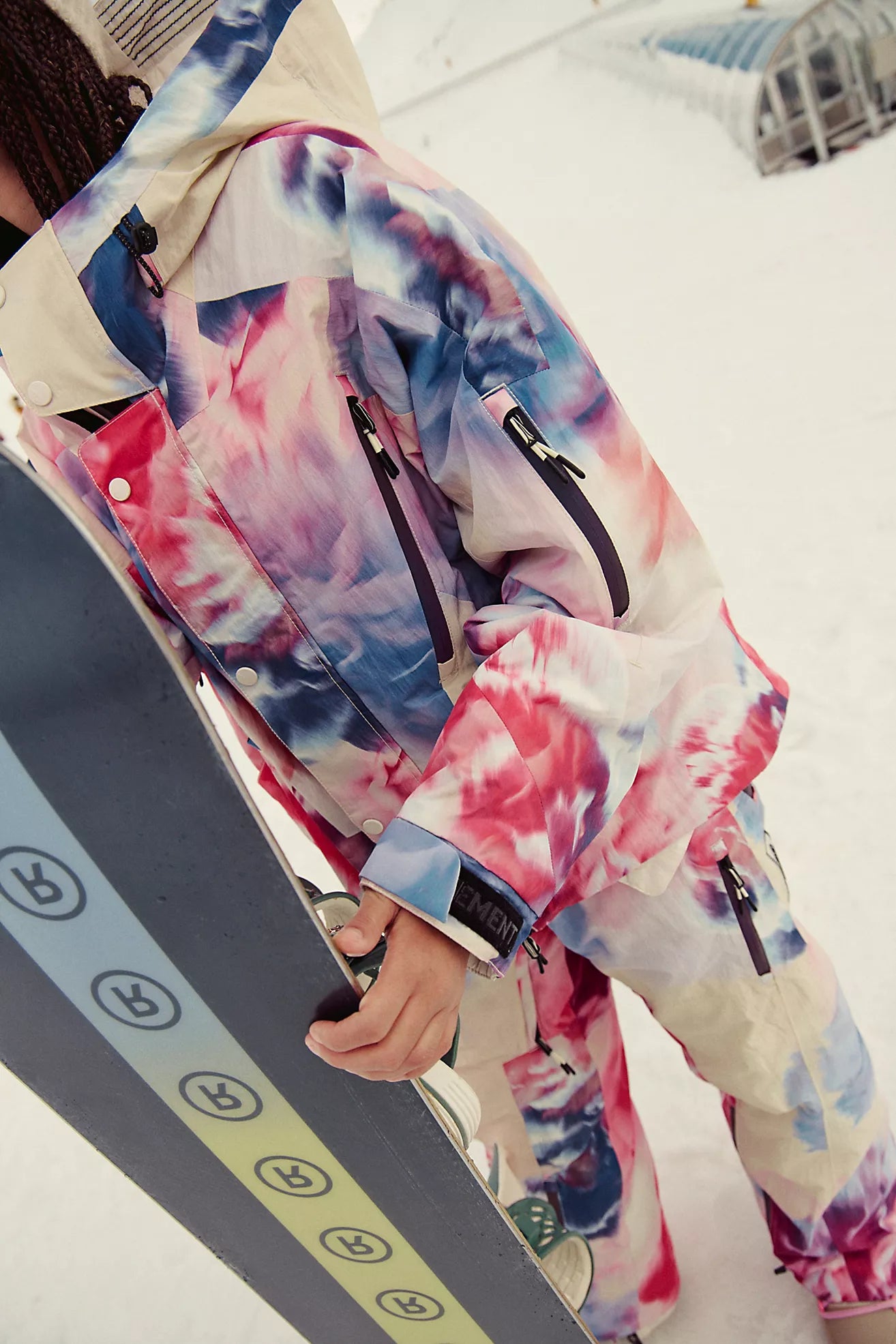 Free People Care FP On The Ascend Printed Insulated Jacket/Photoreal Florist