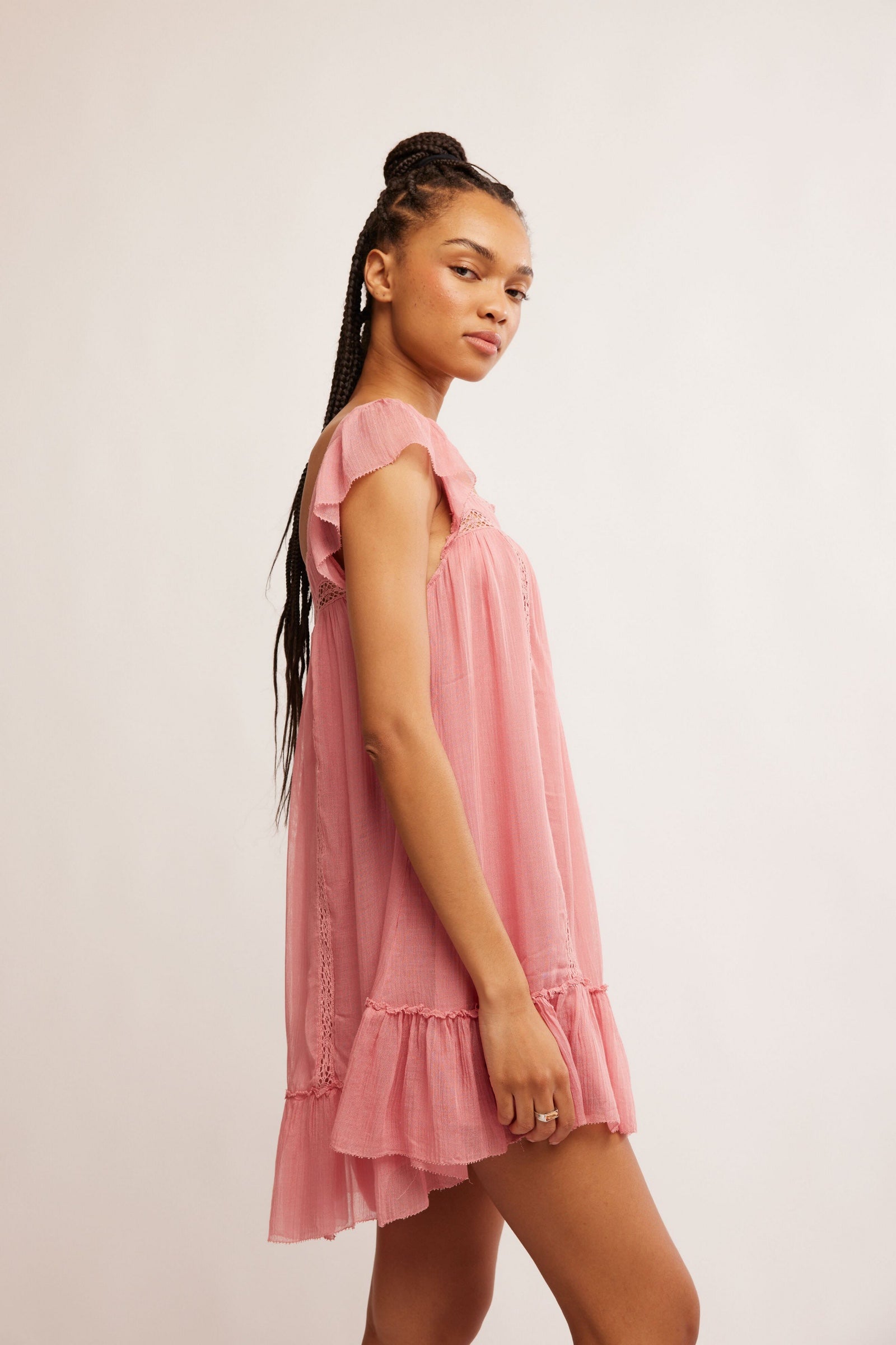 Free People Olivia Dress/flamingo