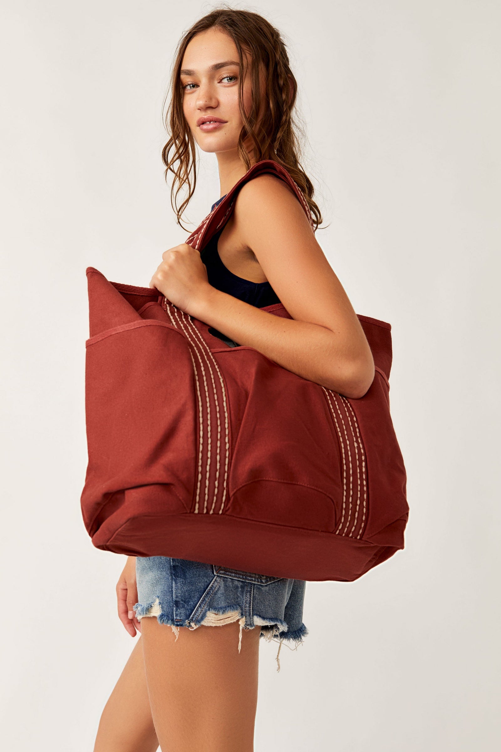 Free People Caravan Canvas Tote