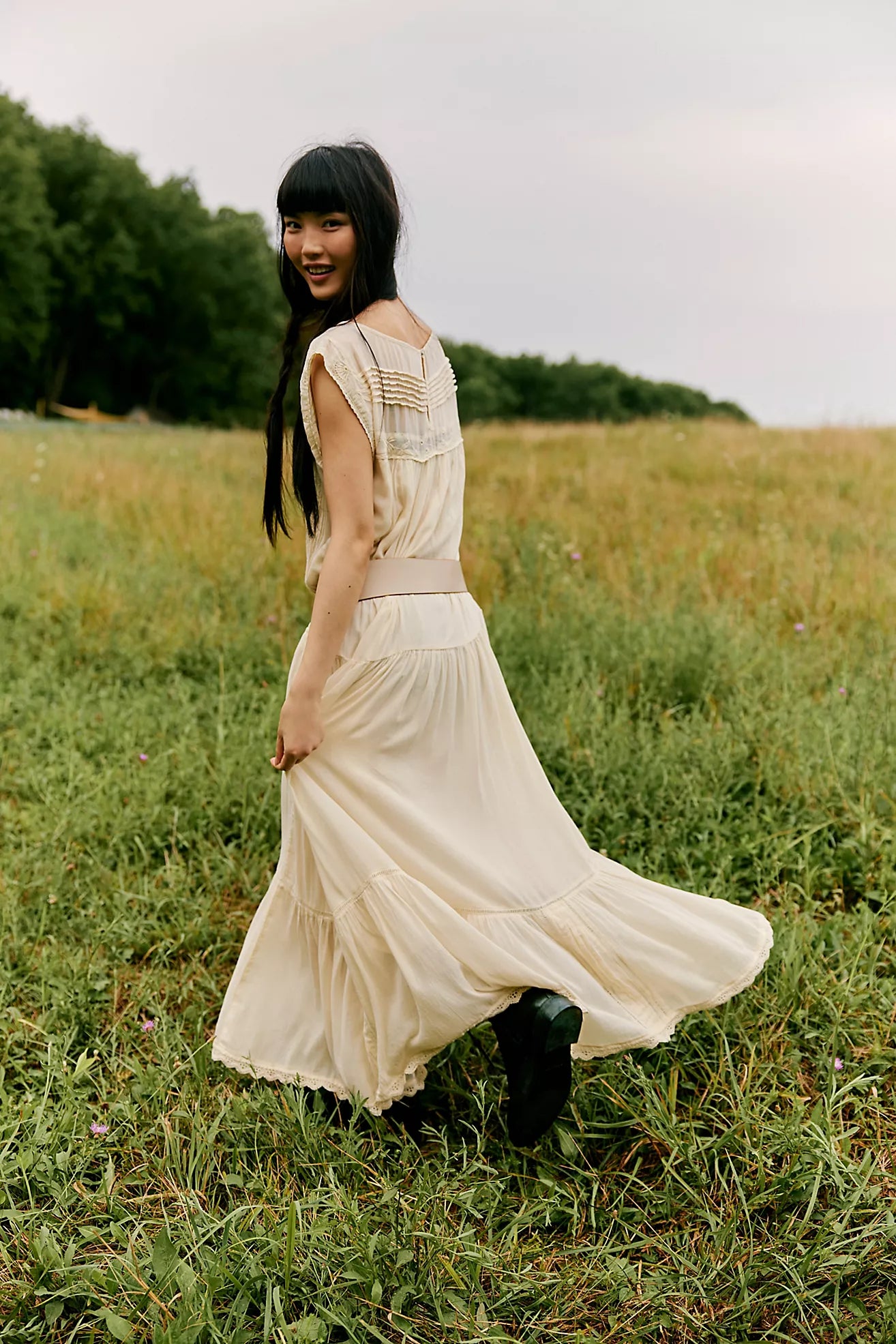 Free People Meadows Edge Maxi Dress/Tea