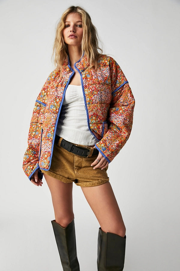 Free People Chloe Jacket /Candy Combo