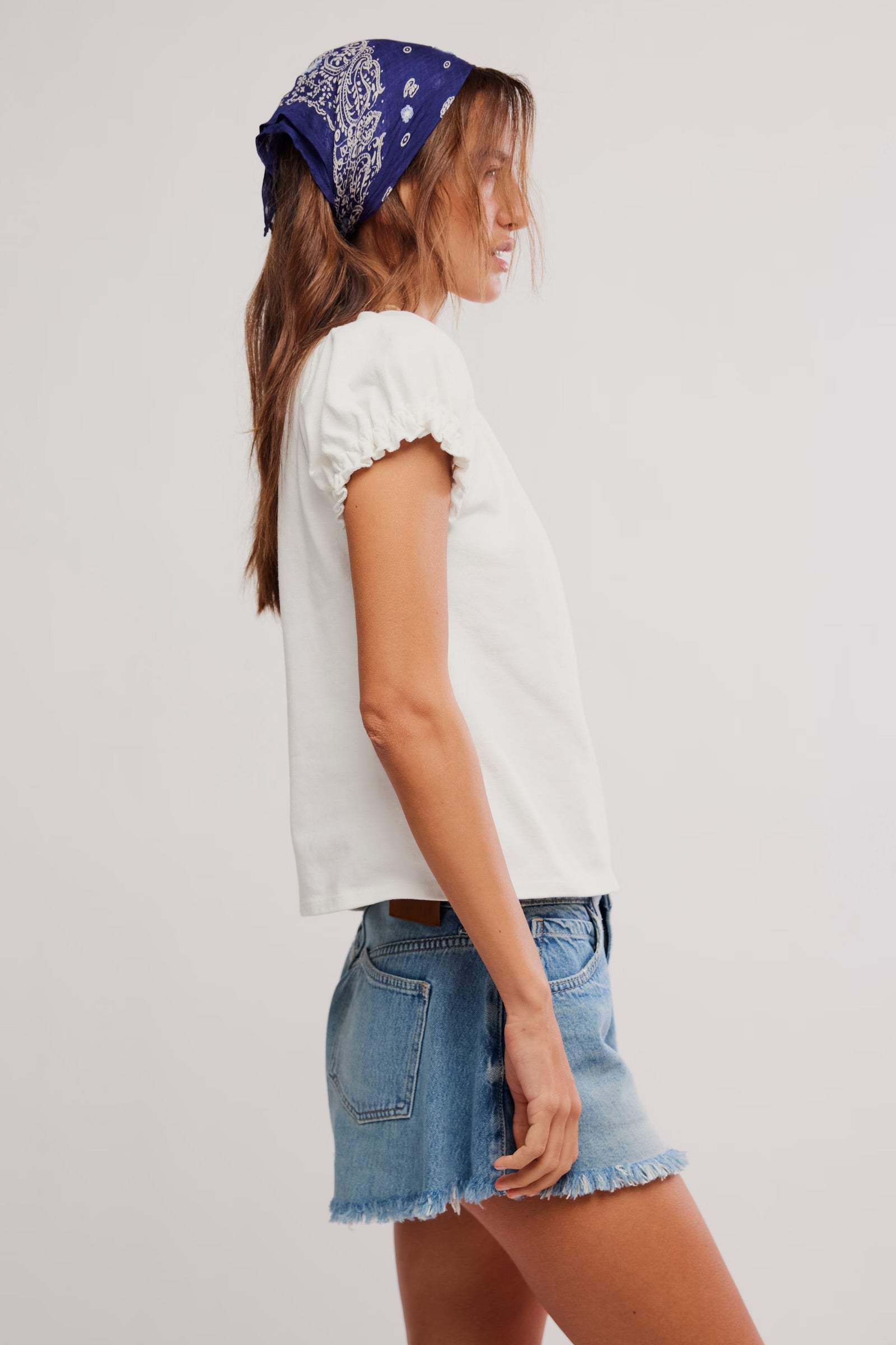 Free People We The Free Issa Tee/Clean Ivory