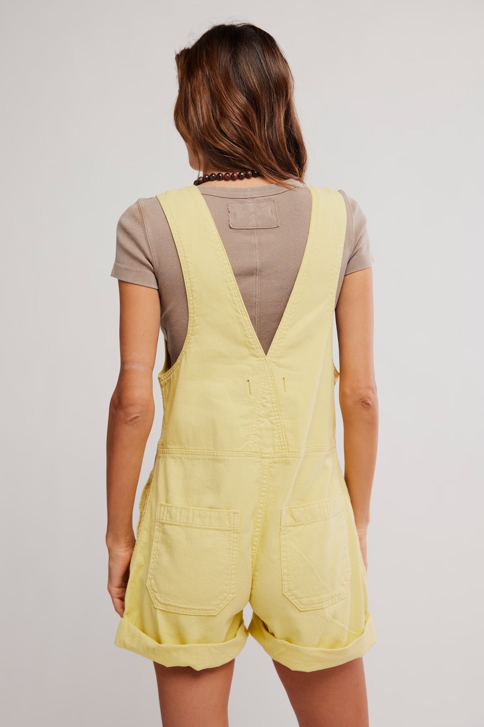 Free People Free People We The Free Jude Shortalls/Sicilian Yellow