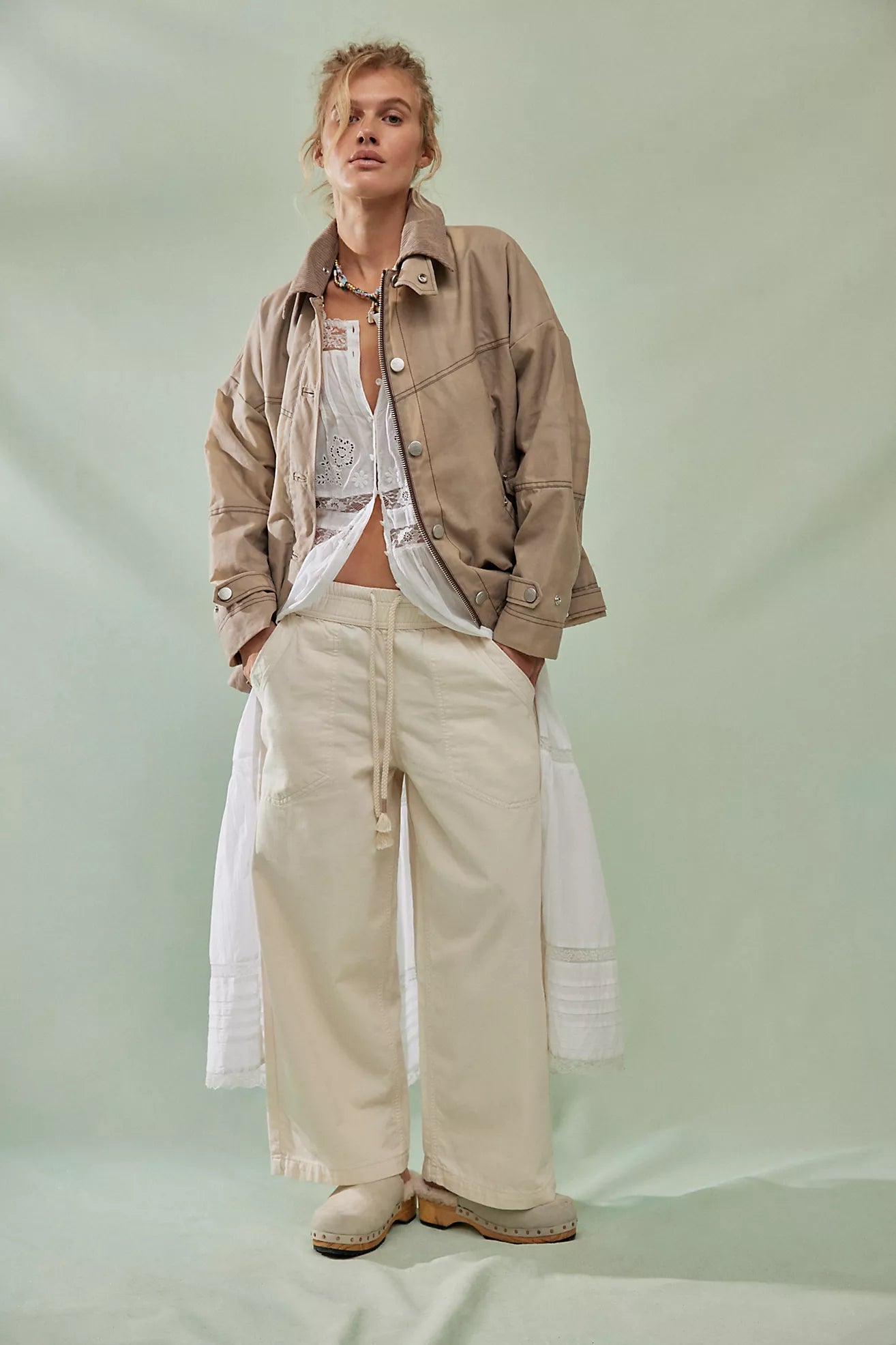 Free People We The Free Easy Peasy Pull-On Jeans/ Irie