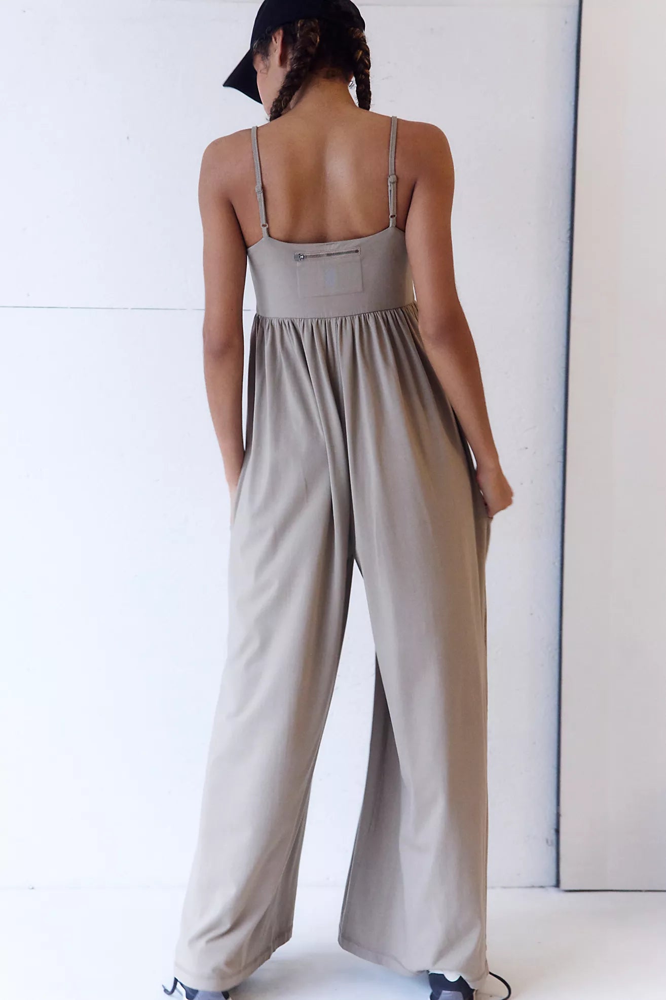 Free People Hot Shot Strappy Onesie/Hickory