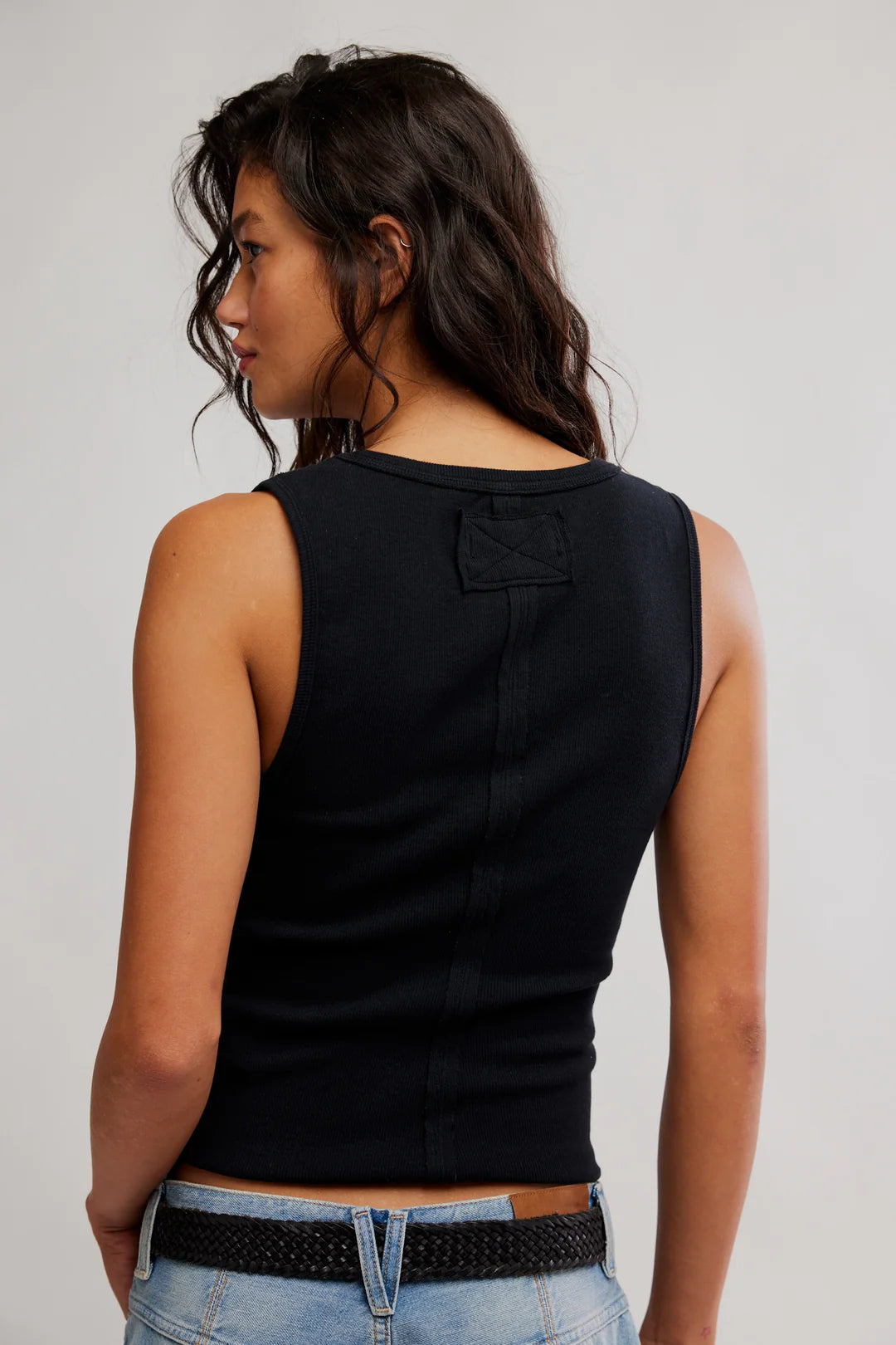 Free People Jamie Henley Tank /Pitch Black