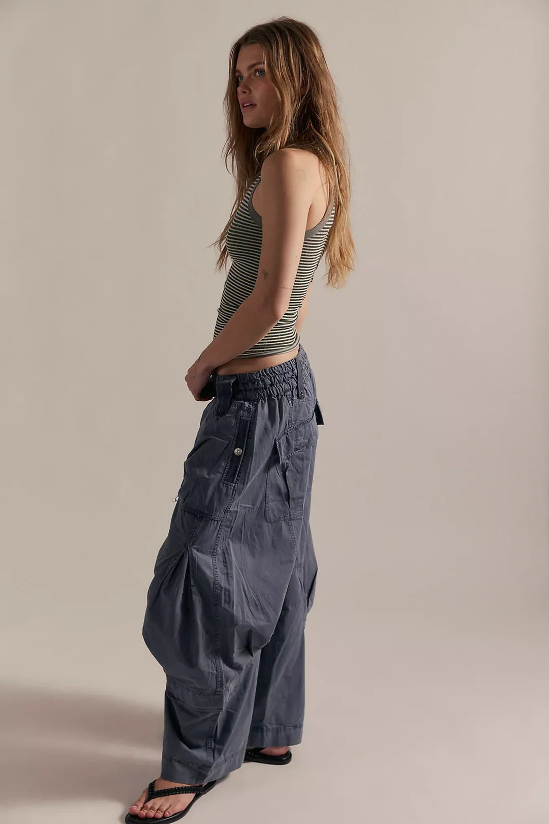 Free People We The Free Onset Pull-On Cargo Pants/Steel