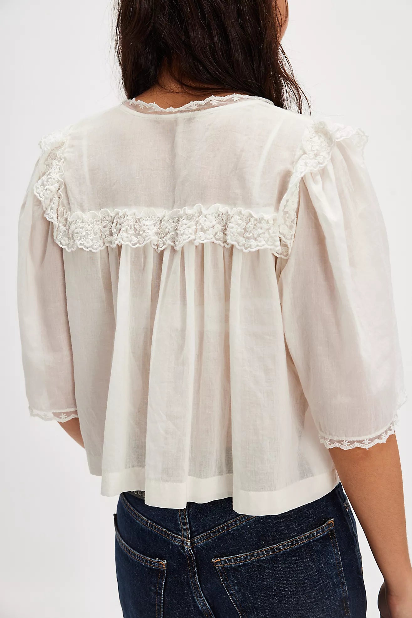 Free People Luna Top/Optic White