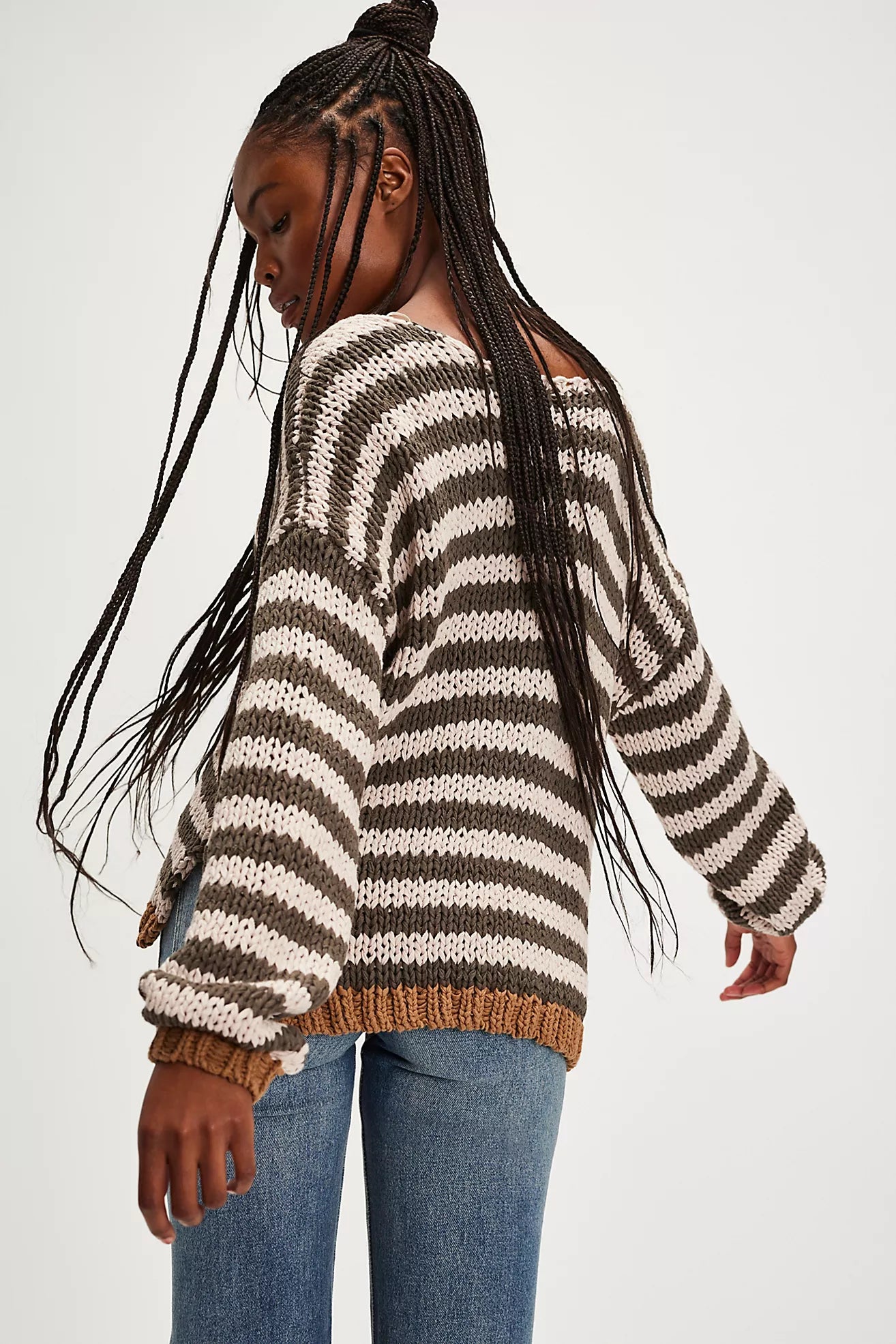 Free People Portland Pullover/Seaweed Shell Combo