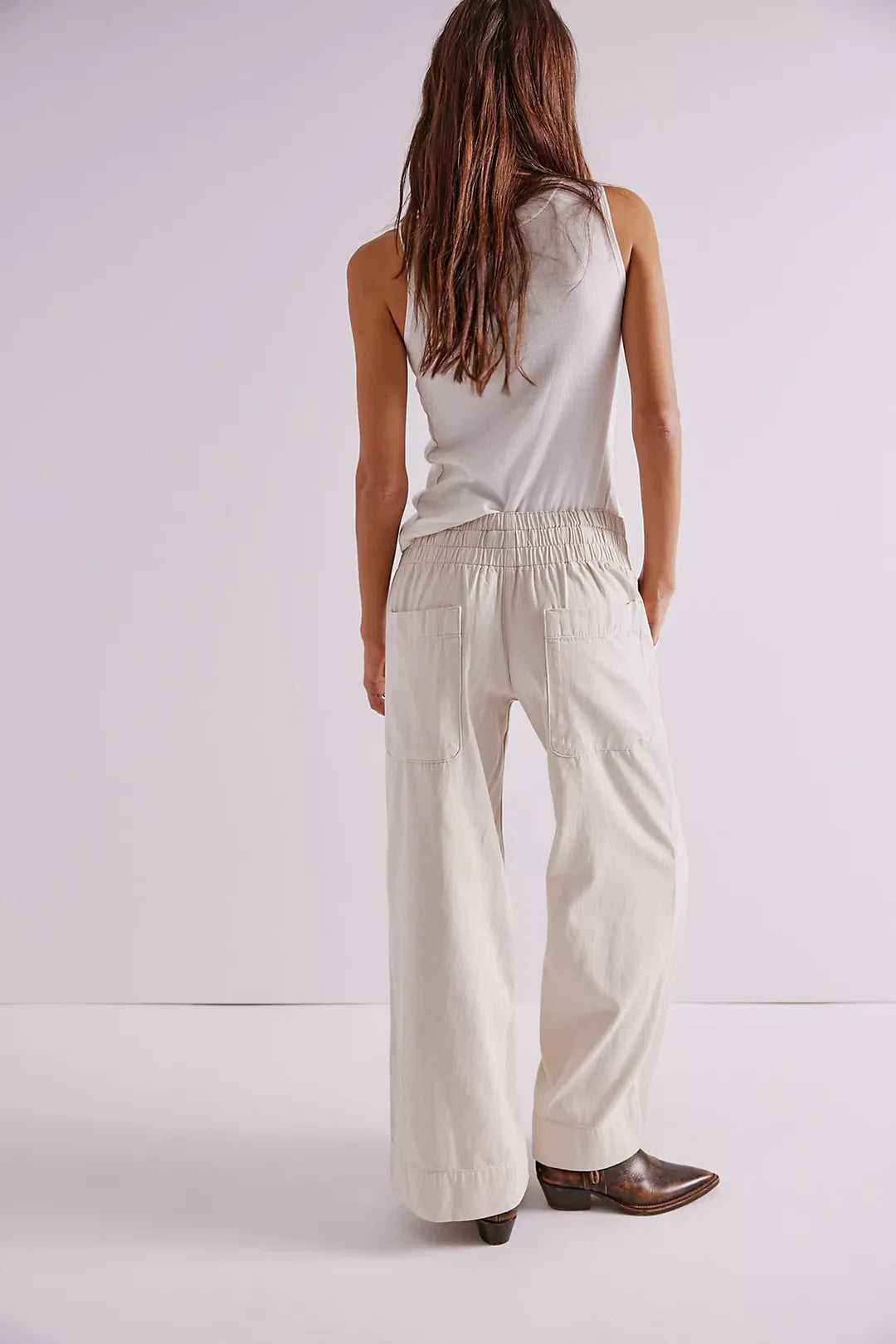 Free People We The Free Breezy Denim Pull-On Jeans/Bright Lights
