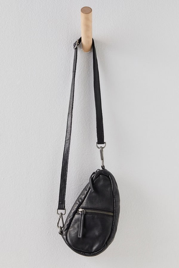 Free People Coffee Date Mini Crossbody Bag/Black