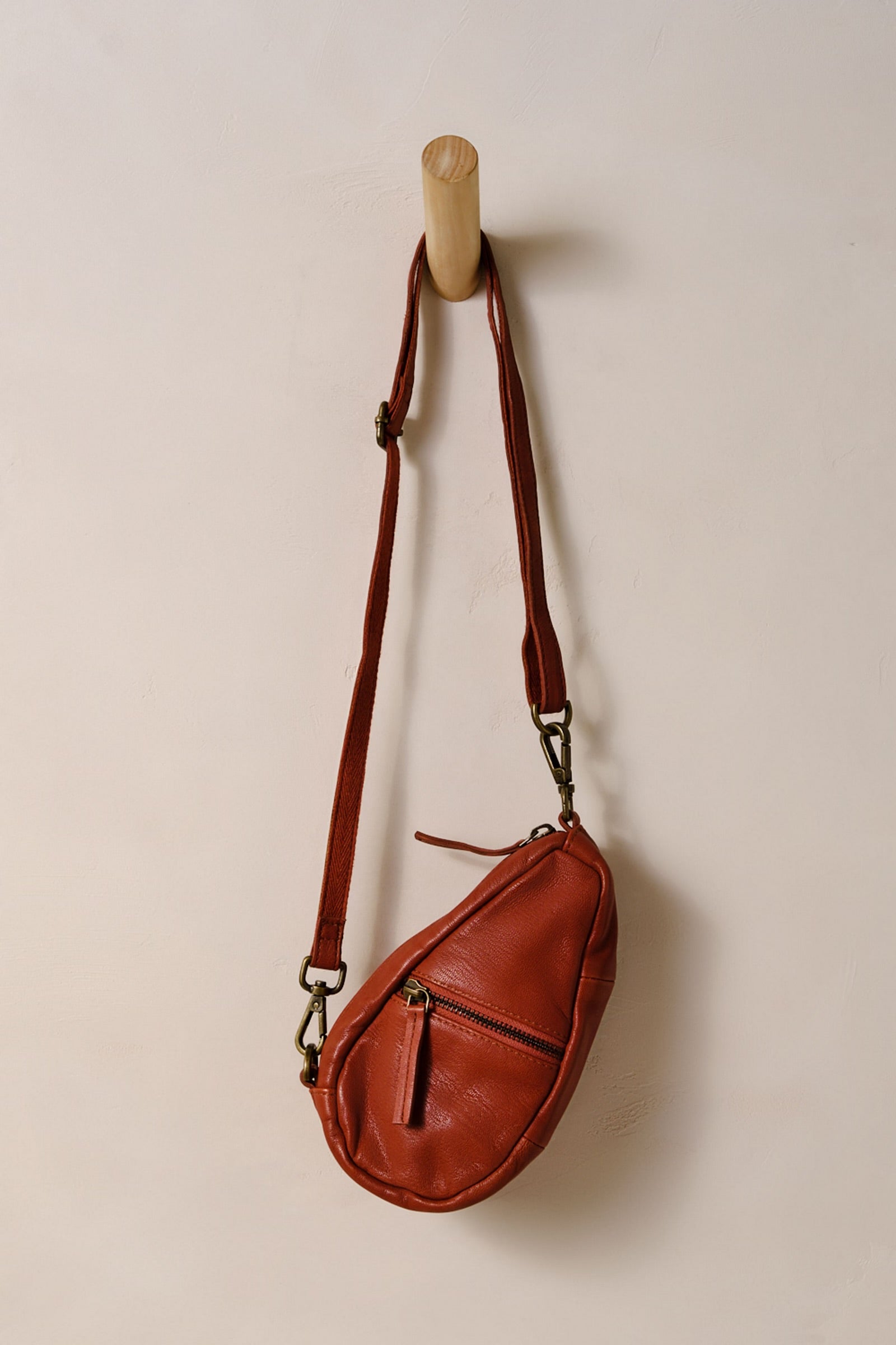 Free People Coffee Date Mini Crossbody Bag/Terracotta