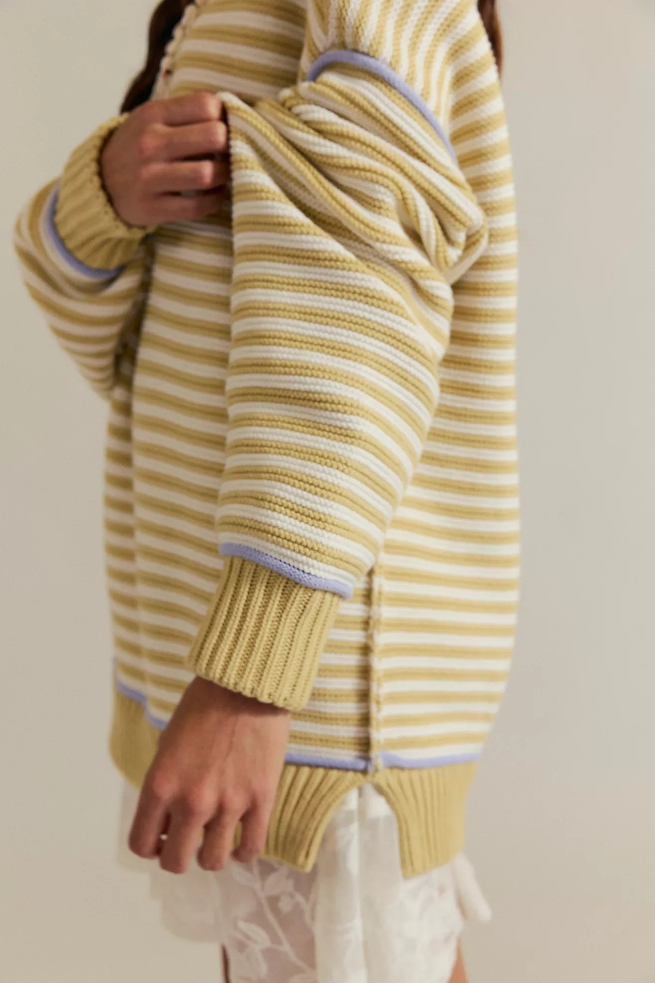Free People We The Free Asher Pullover/Sand combo